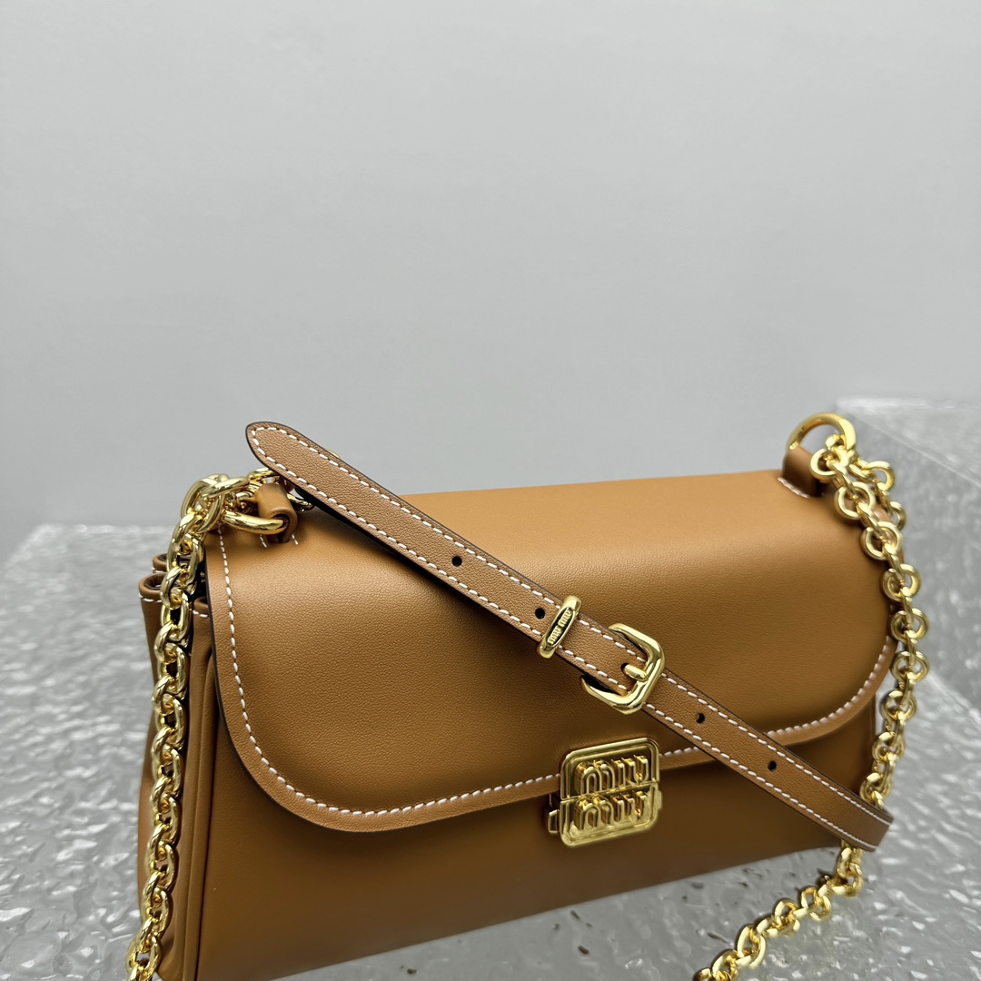 Miu Miu Leather Shoulder Bag - EUR FASHION