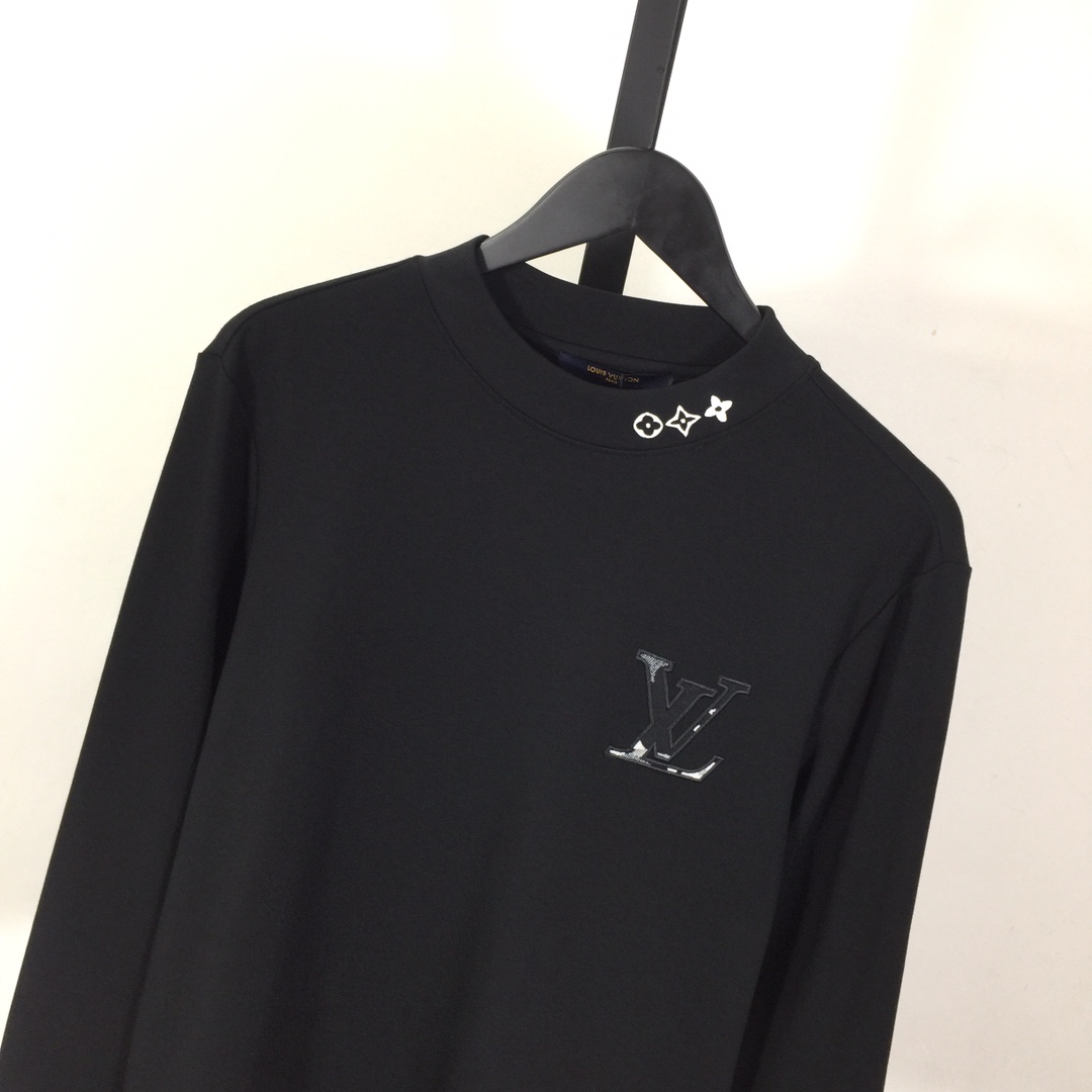 Louis Vuitton Logo Long Sleeve Tee - EUR FASHION