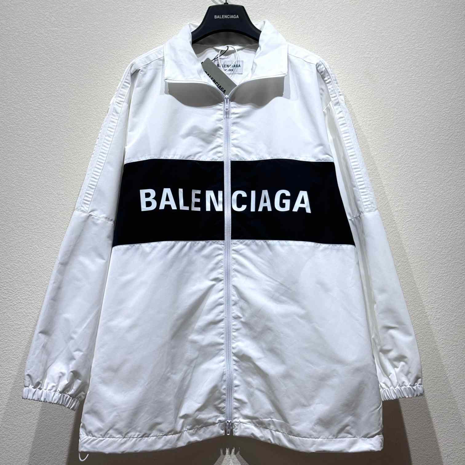 Balenciaga Logo-print Zip-up Windbreaker - EUR FASHION