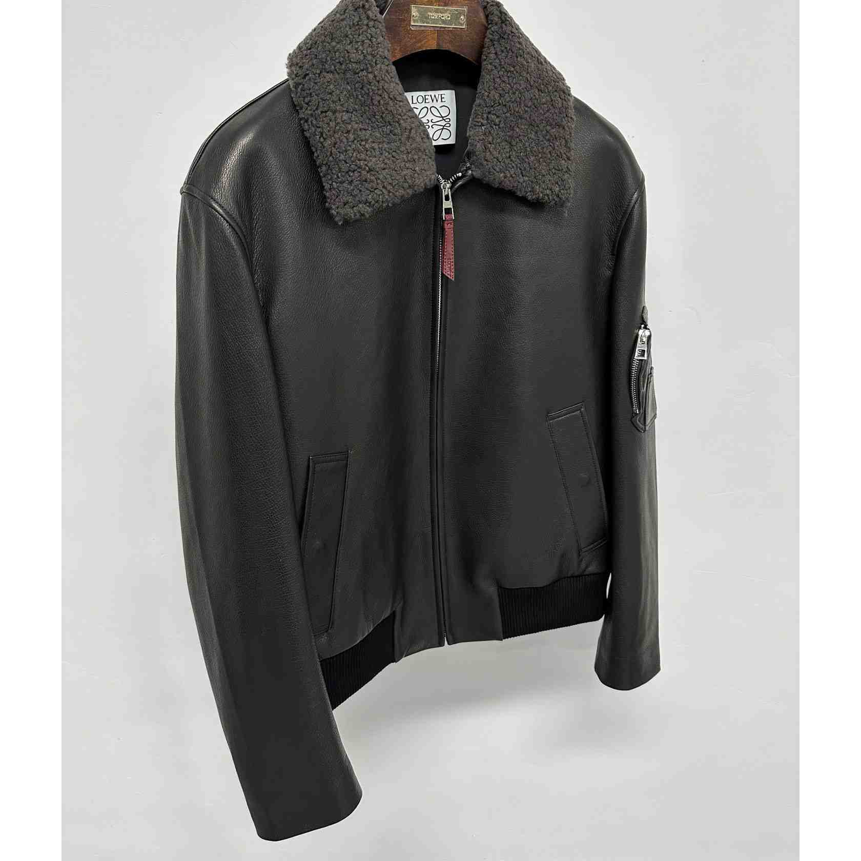 Loewe Bomber Jacket In Nappa Lambskin - EUR FASHION