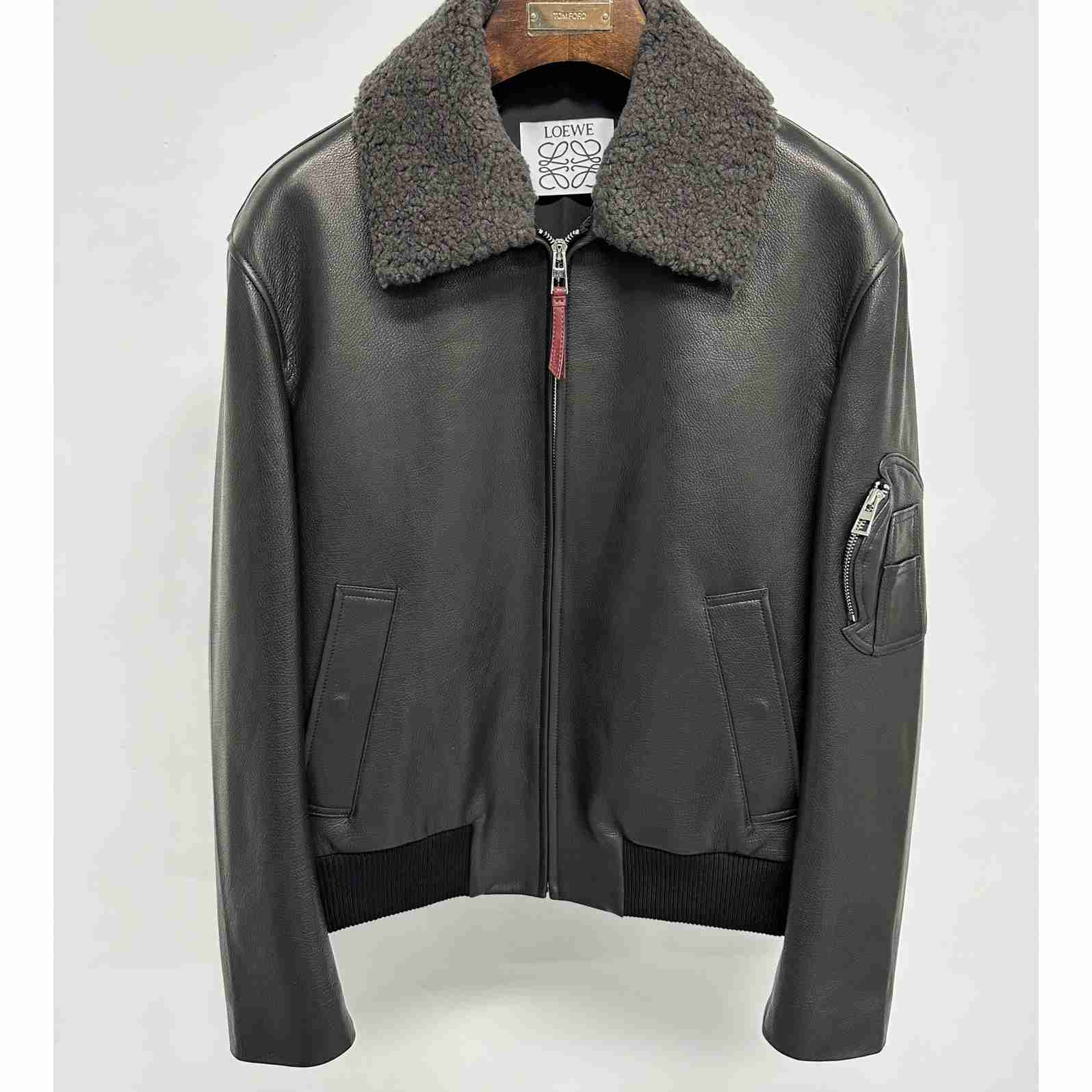 Loewe Bomber Jacket In Nappa Lambskin - EUR FASHION