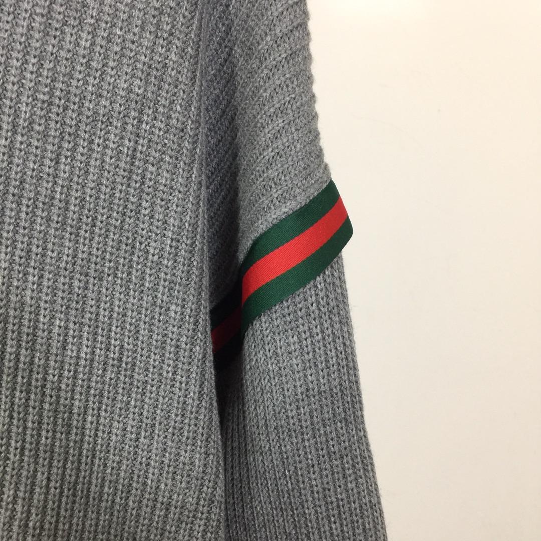 Gucci Web-stripe Ribbed Hoodie - EUR FASHION