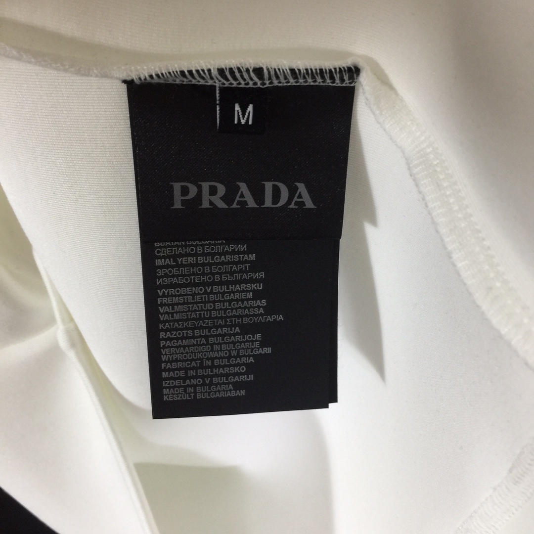 Prada Logo Cotton T-shirt - EUR FASHION