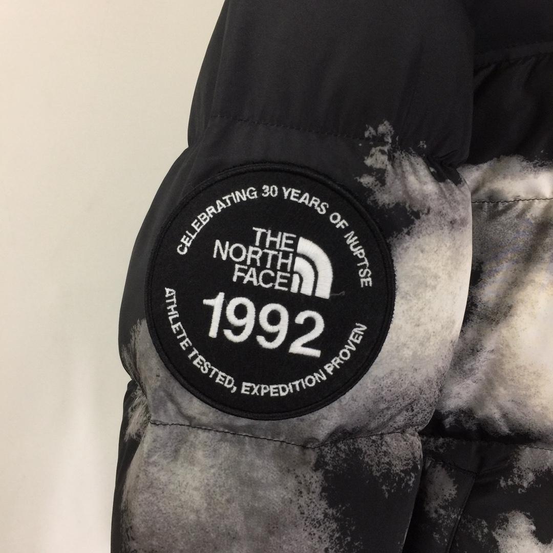 The North Face Printed 92 Retro Anniversary Nuptse Jacket 'Black' - EUR FASHION