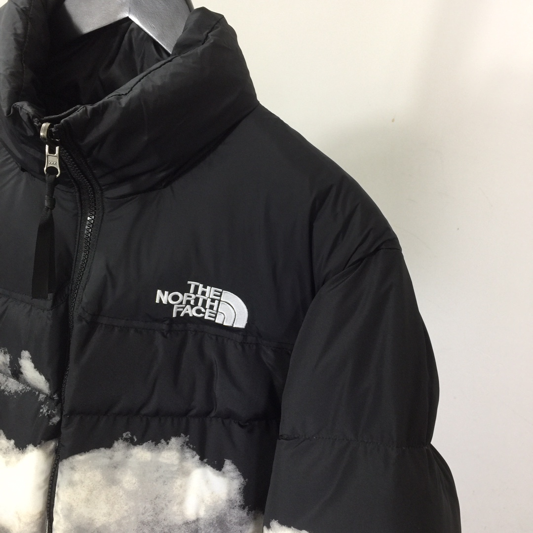 The North Face Printed 92 Retro Anniversary Nuptse Jacket 'Black' - EUR FASHION