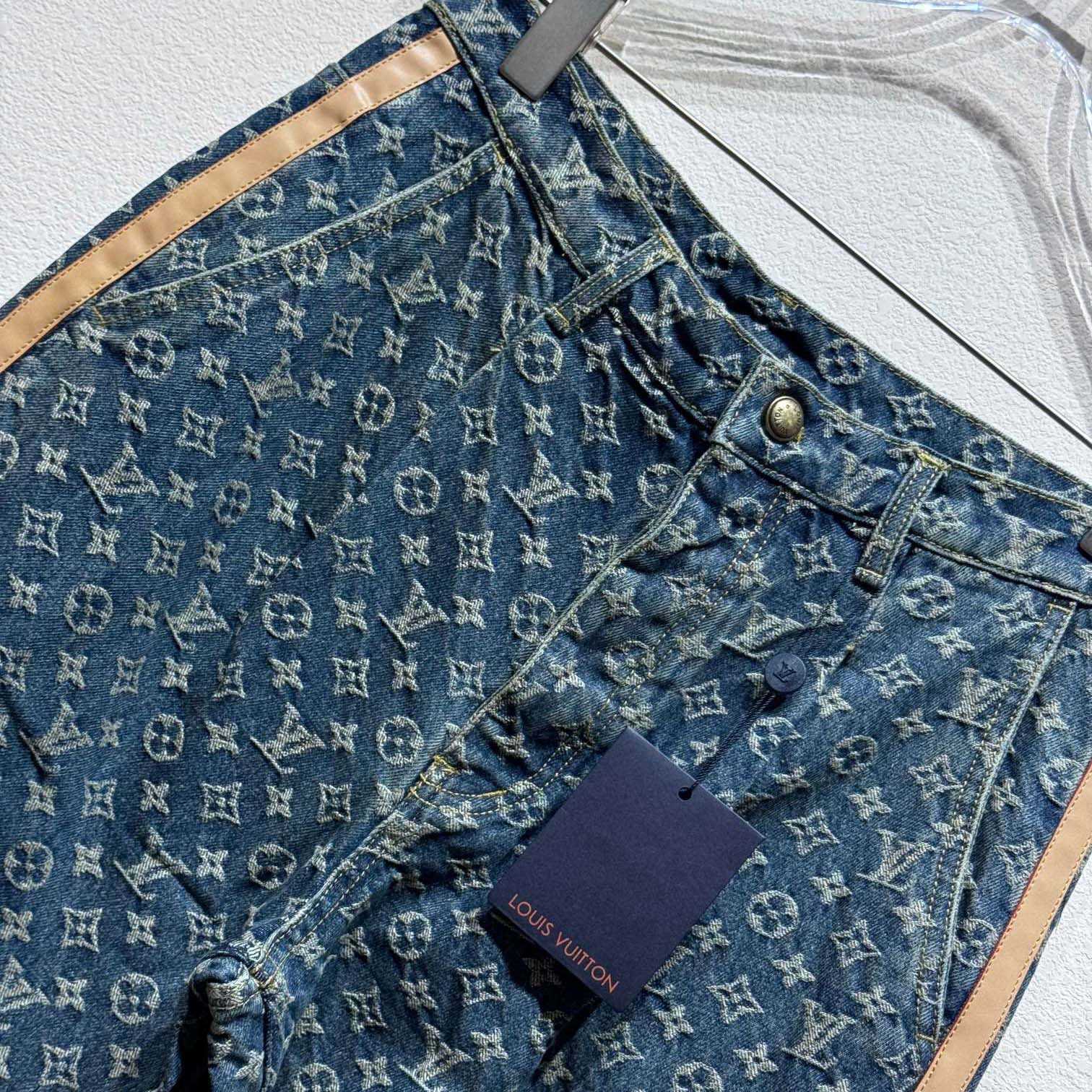 Louis Vuitton Monogram Denim Tailored Pants  1AGIUT - EUR FASHION