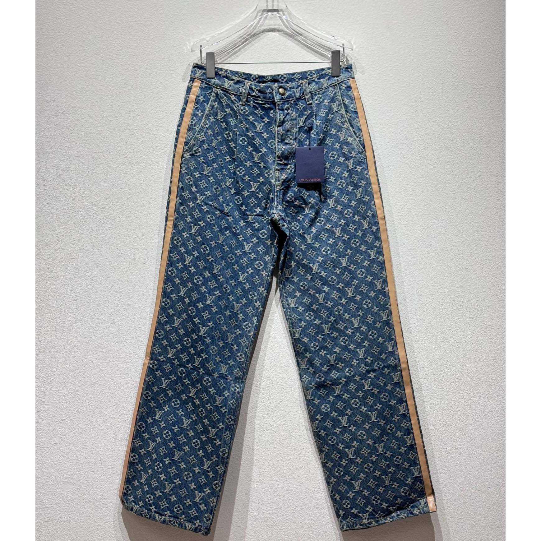 Louis Vuitton Monogram Denim Tailored Pants  1AGIUT - EUR FASHION