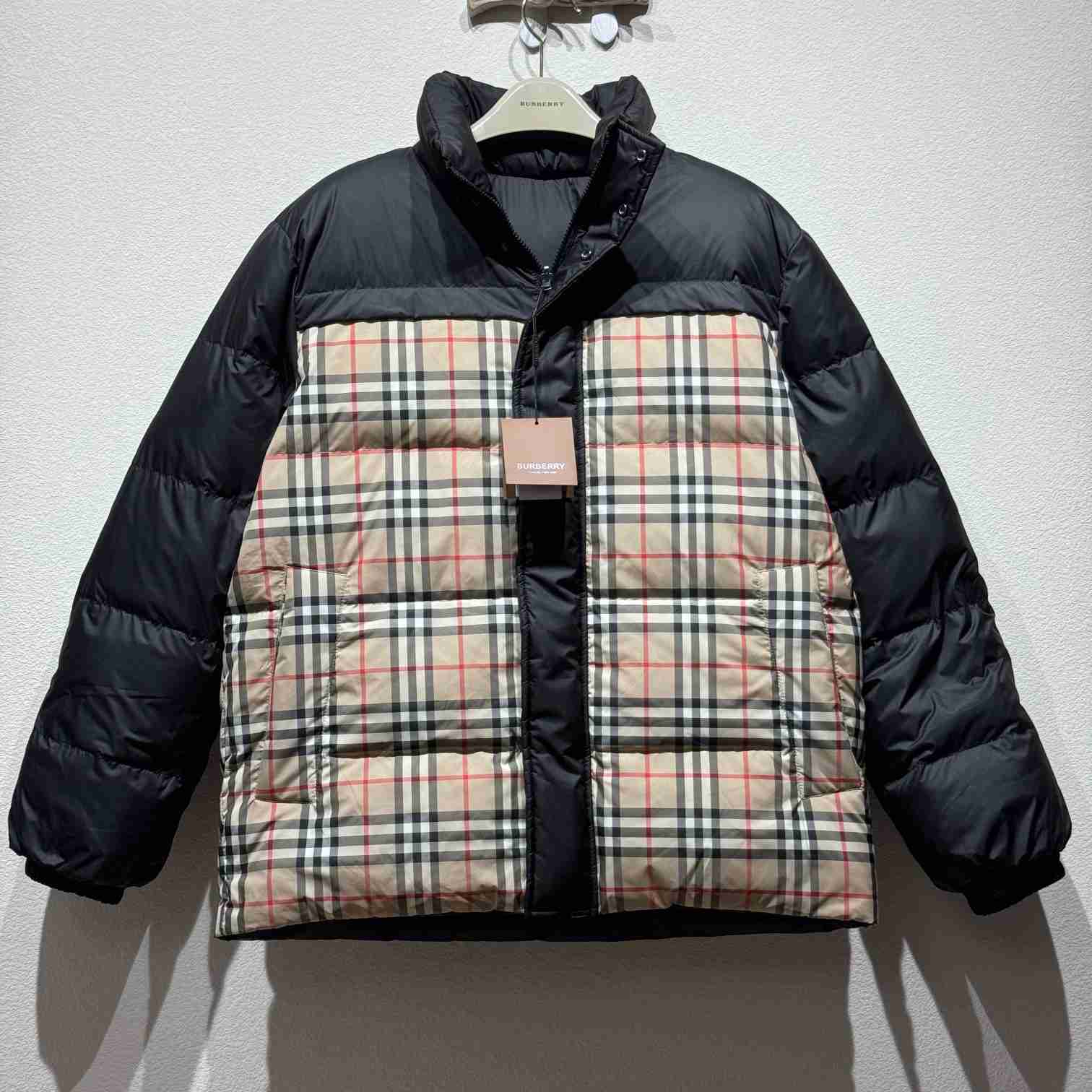 Burberry Reversible Check Puffer Jacket - EUR FASHION