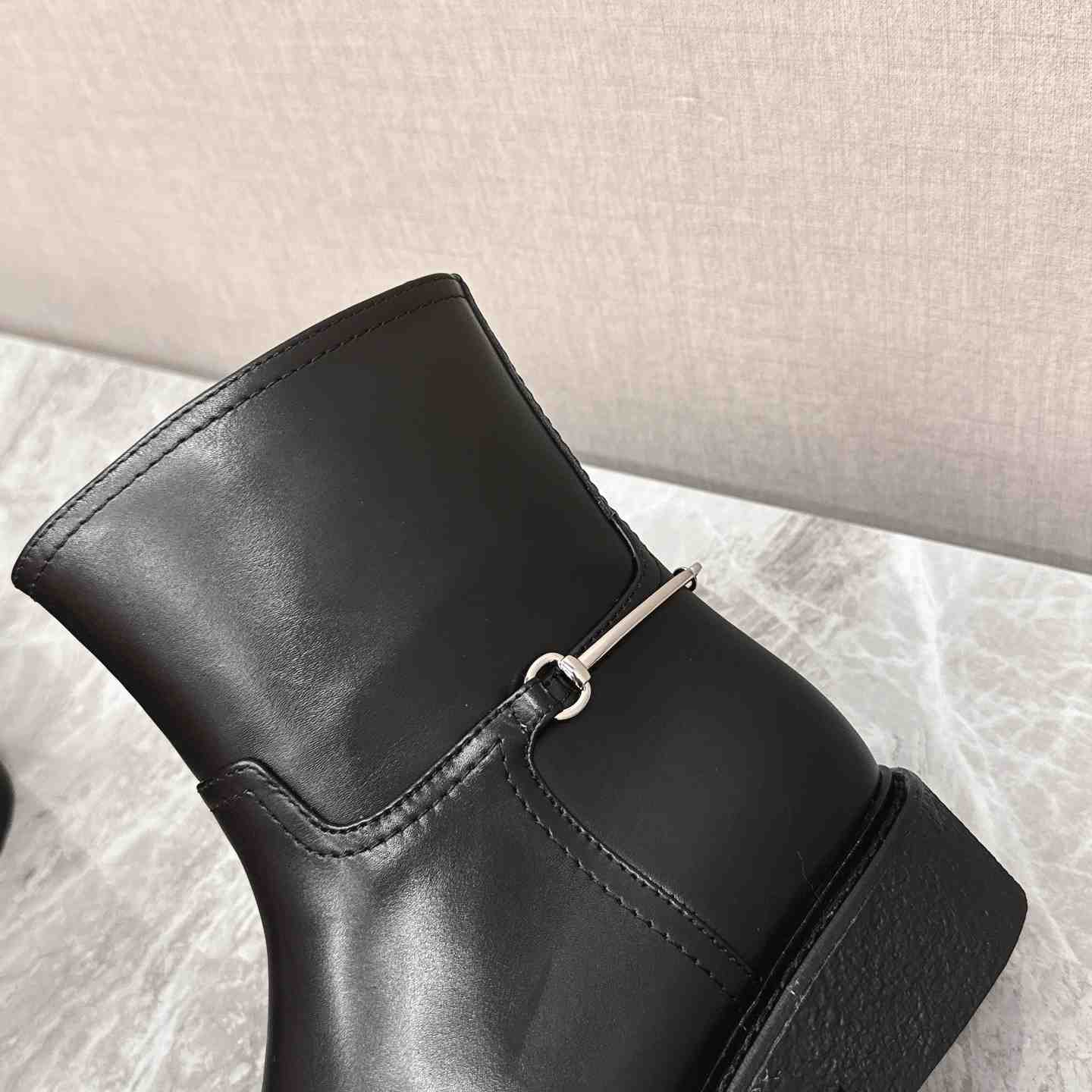 Gucci Women's Slim Horsebit Ankle Boot - EUR FASHION