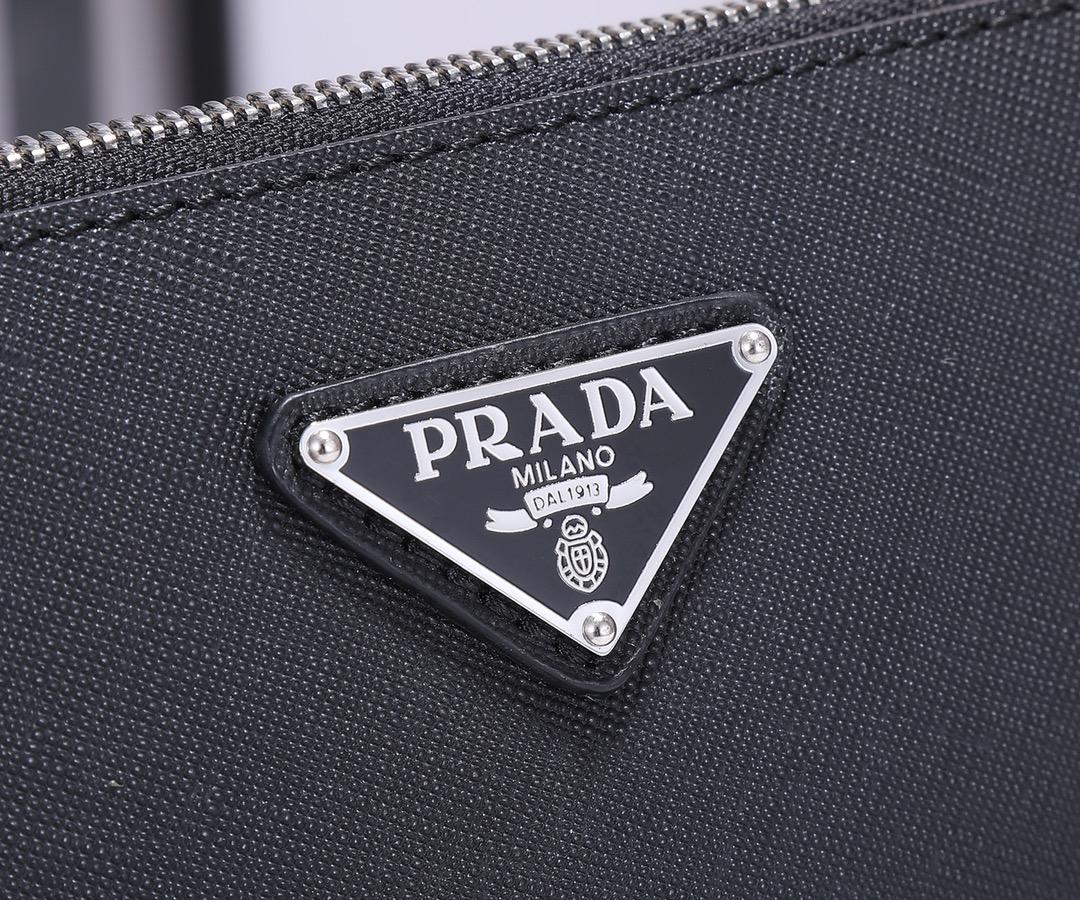 Prada Saffiano Leather Clutch  (26.5*17*5cm) - EUR FASHION