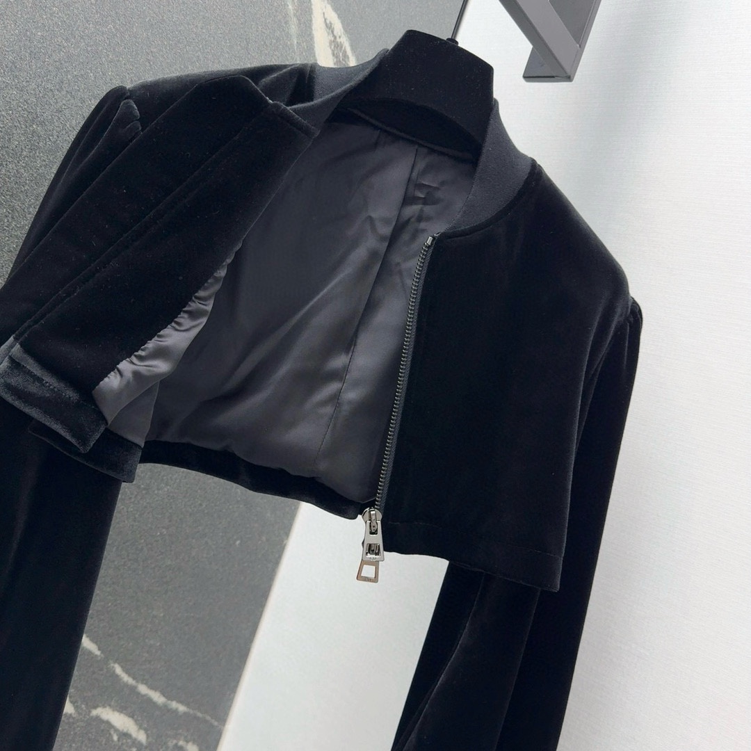 Dior Cropped Bomber Jacket - EUR FASHION