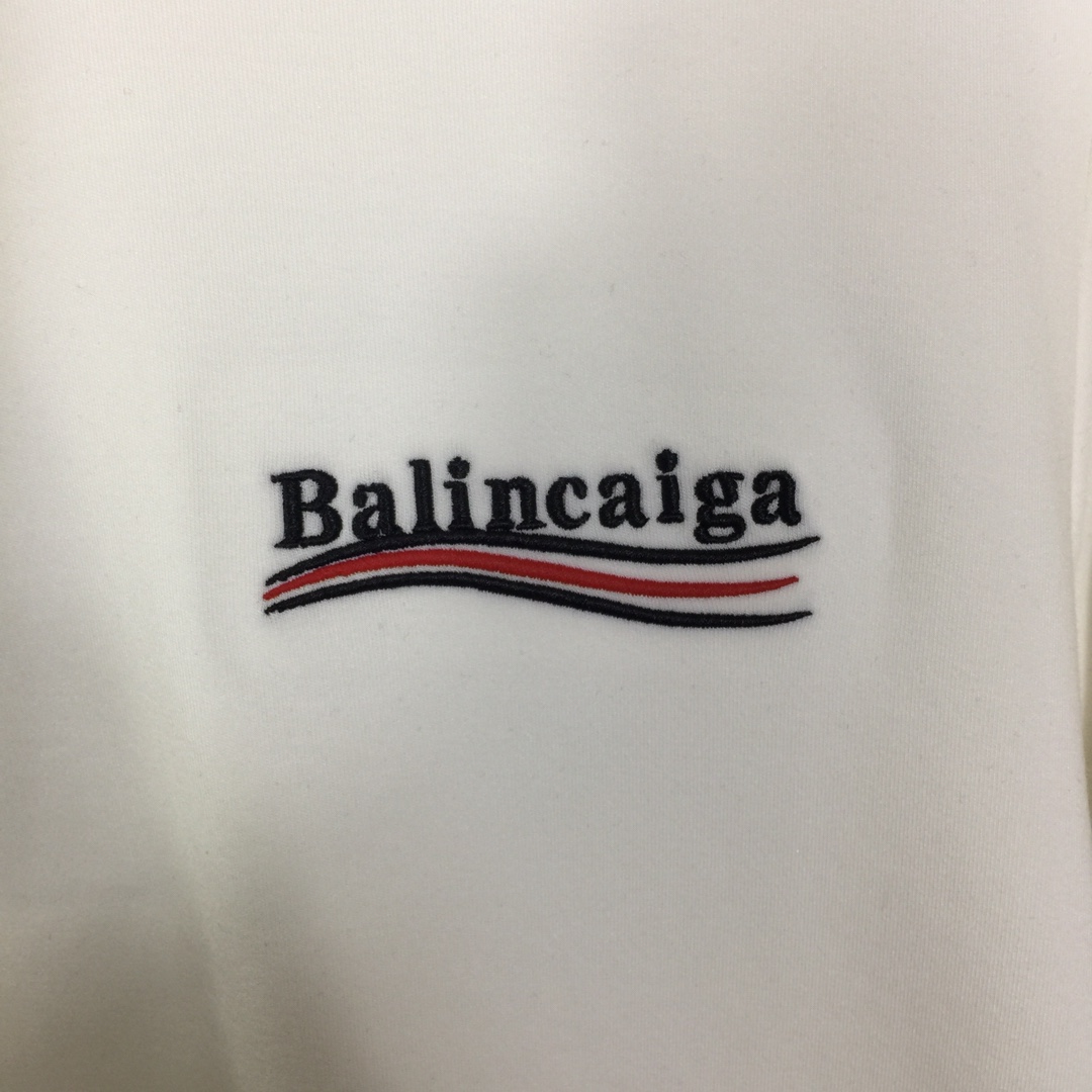 Balenciaga Logo Long Sleeve Tee - EUR FASHION