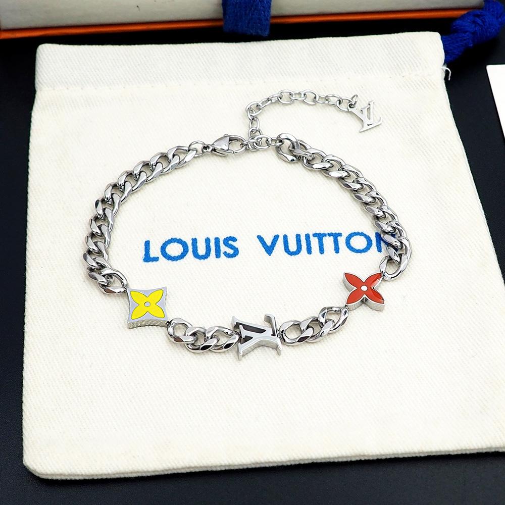 Louis Vuitton Monogram Row Bracelet  M1598A - EUR FASHION