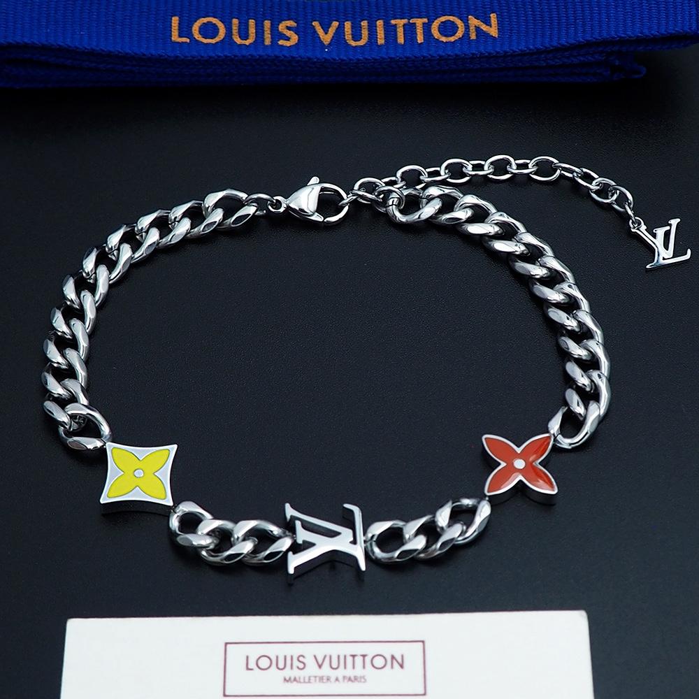 Louis Vuitton Monogram Row Bracelet  M1598A - EUR FASHION