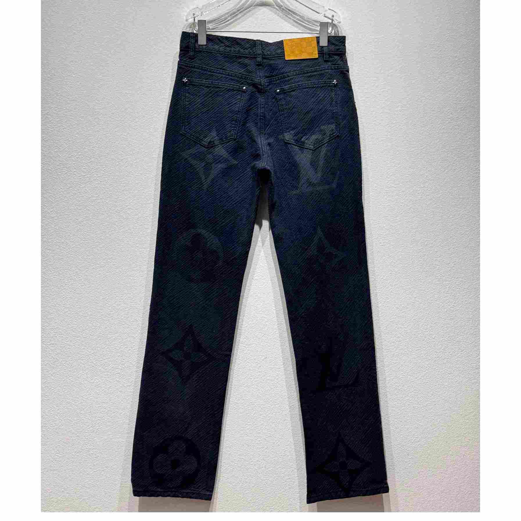 Louis Vuitton Monogram Denim Pants - EUR FASHION