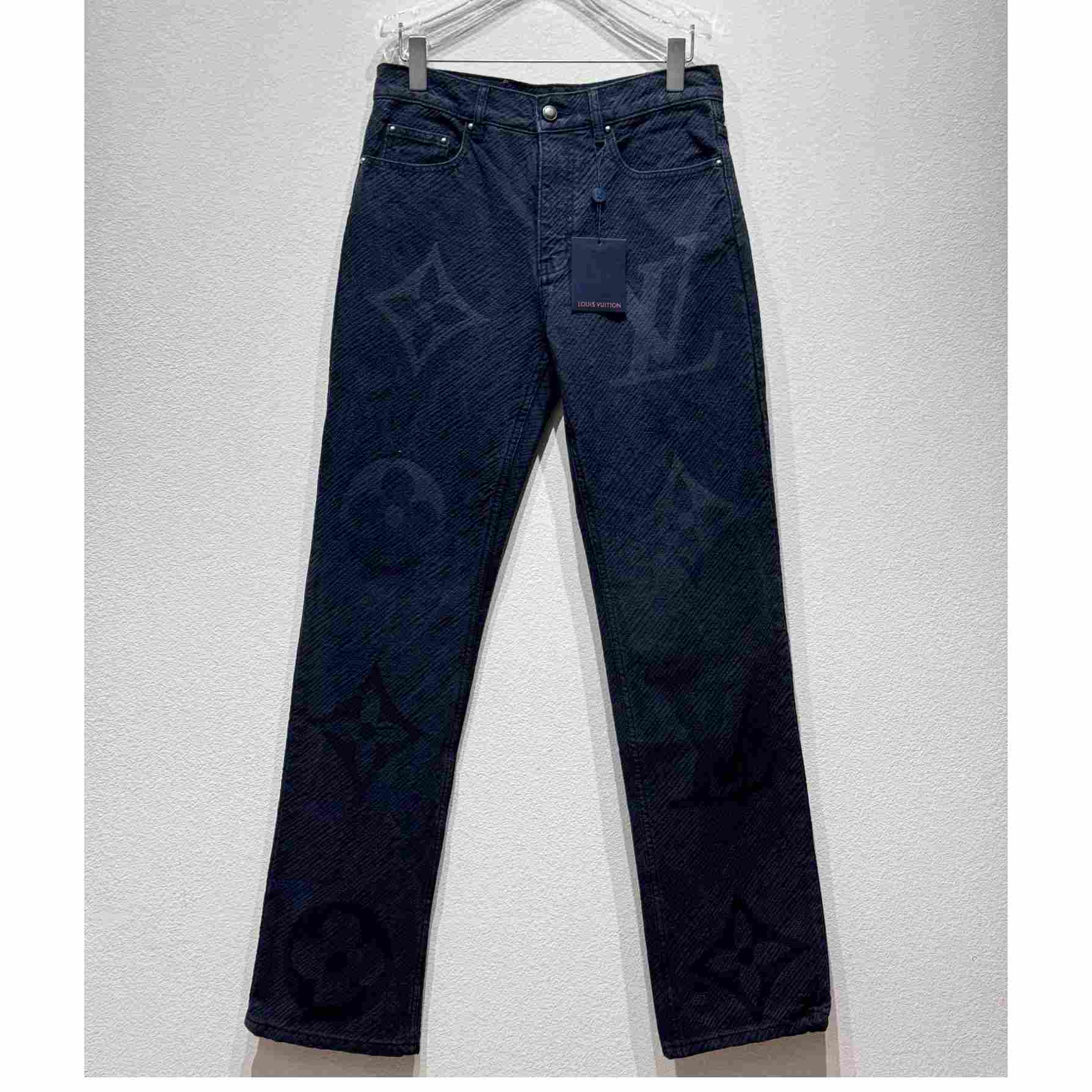 Louis Vuitton Monogram Denim Pants - EUR FASHION