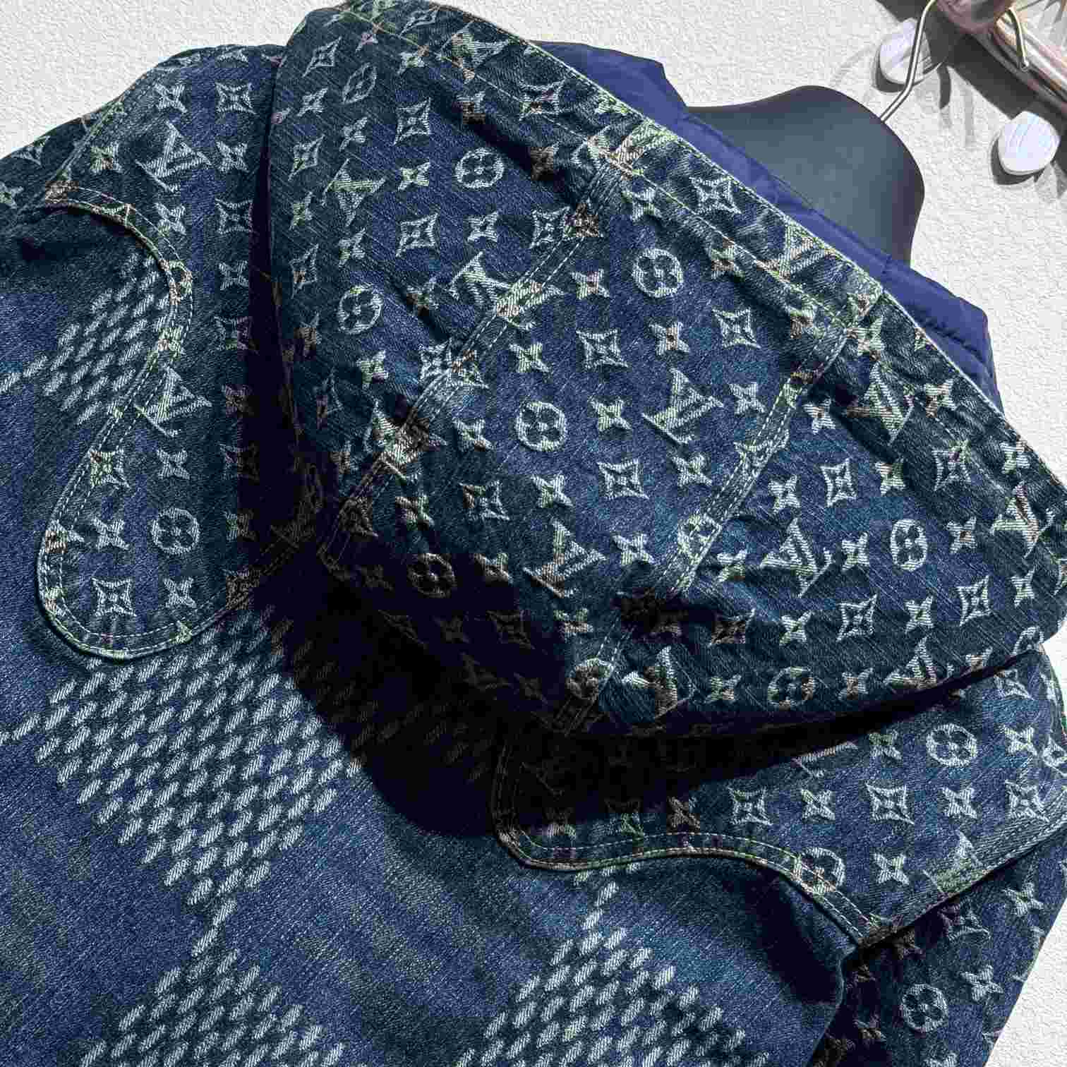 Louis Vuitton Wave Damier Denim Jacket - EUR FASHION