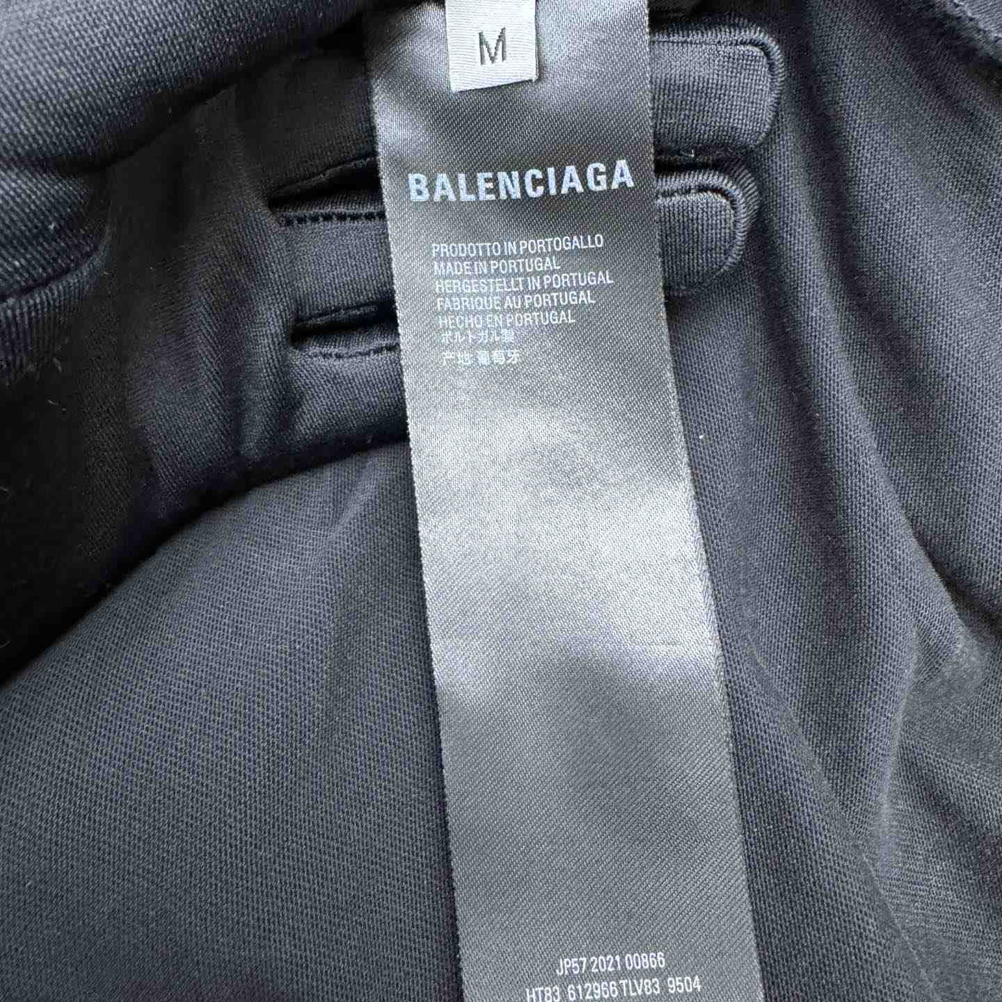 Balenciaga College T-Shirt 'Black' - EUR FASHION