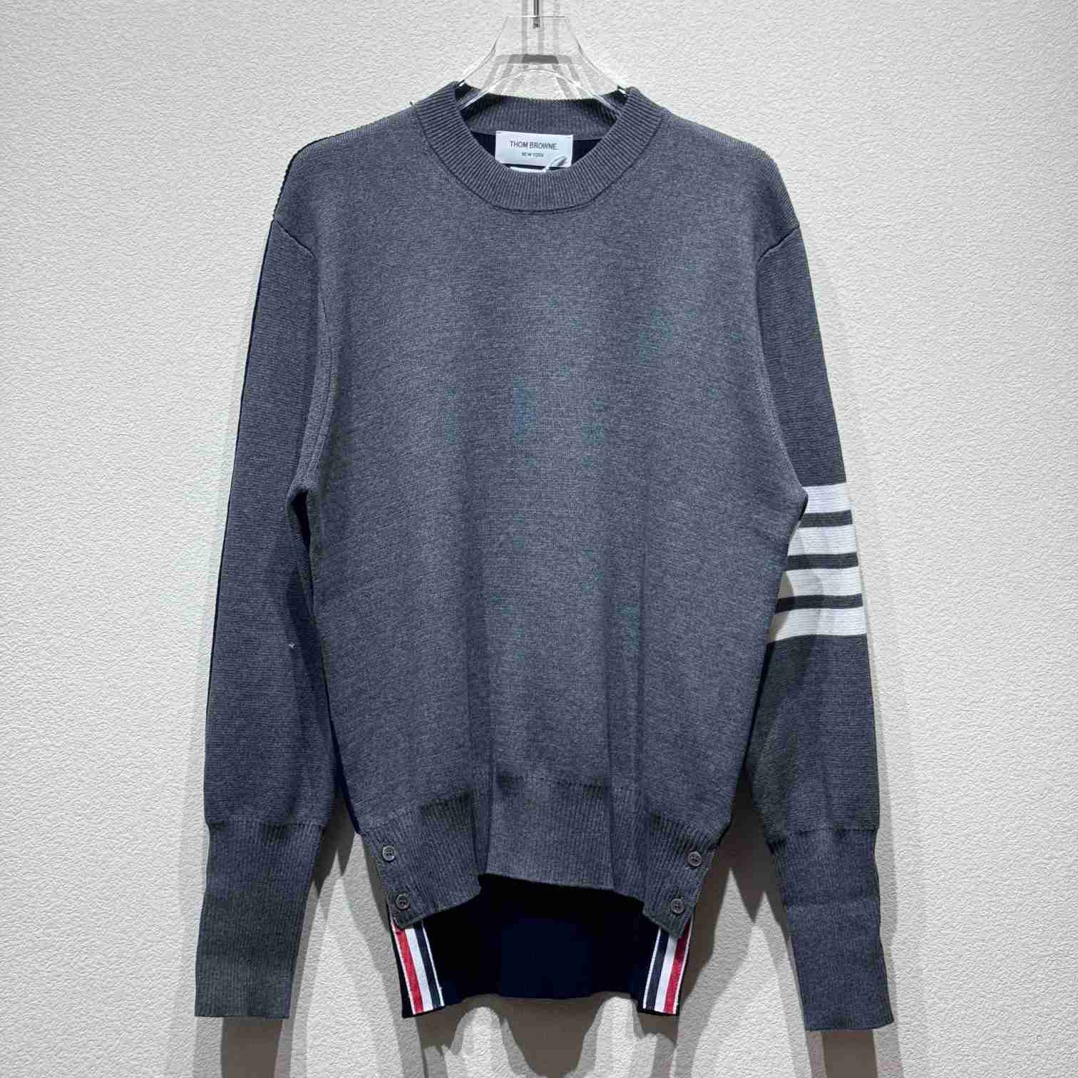 Thom Browne 4-Bar Knitted Sweater - EUR FASHION