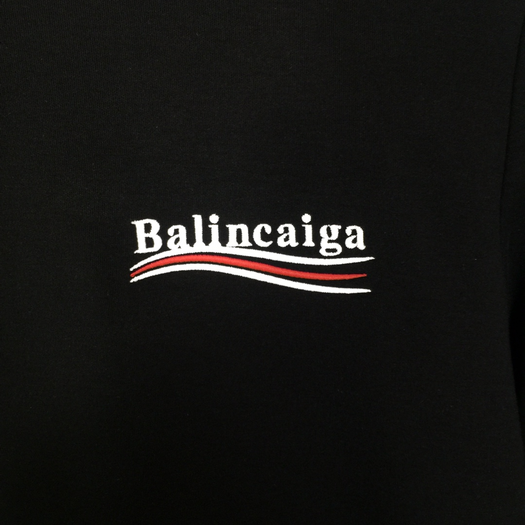 Balenciaga Logo Long Sleeve Tee - EUR FASHION