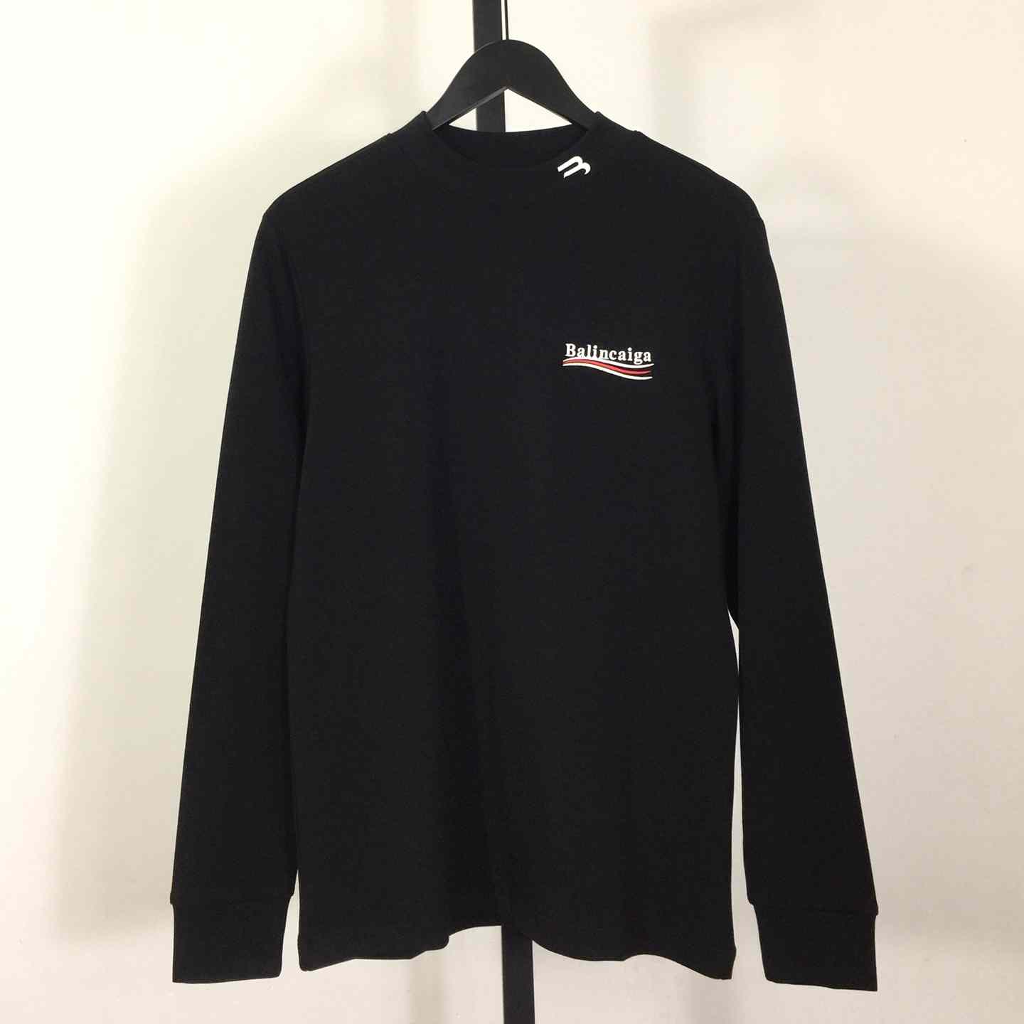 Balenciaga Logo Long Sleeve Tee - EUR FASHION