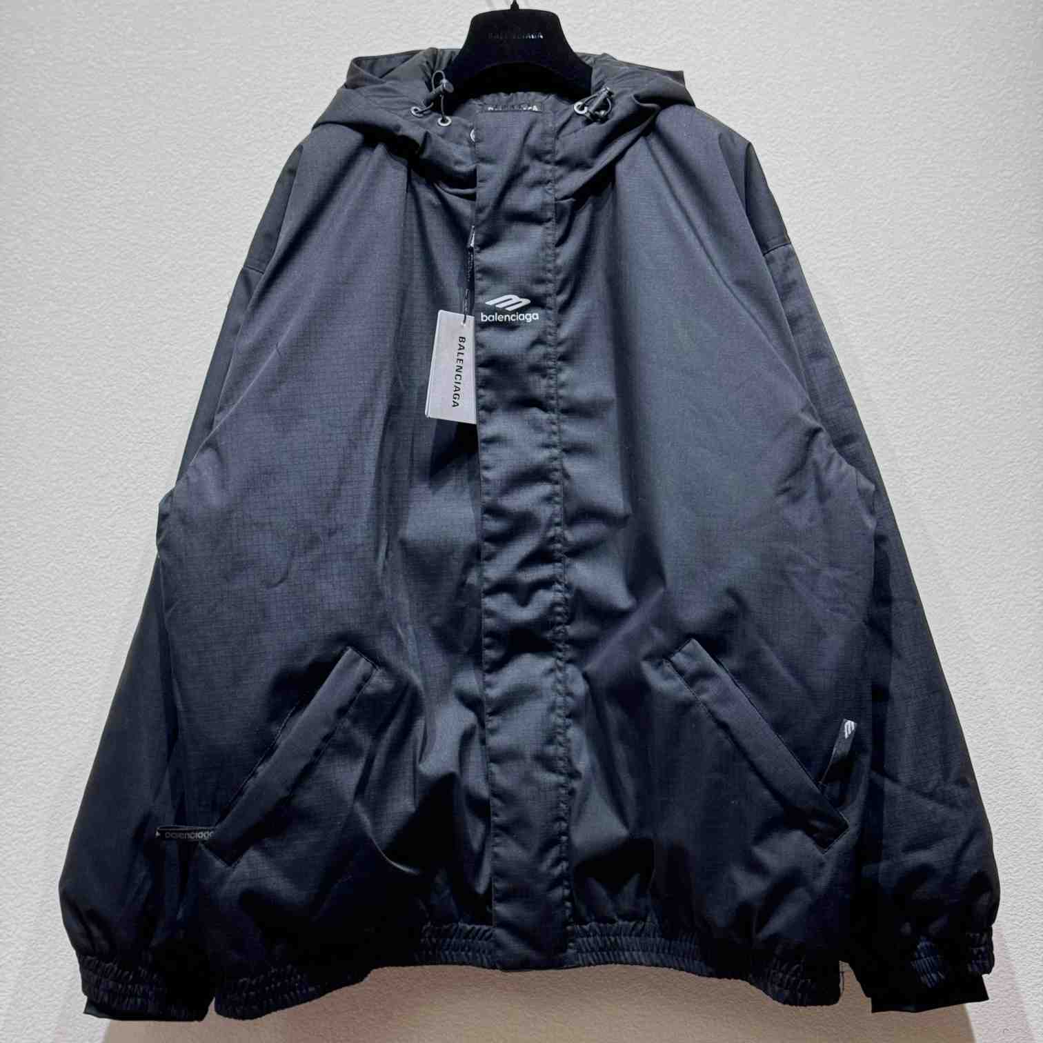 Balenciaga Black 3B Sports Icon Ski Jacket - EUR FASHION