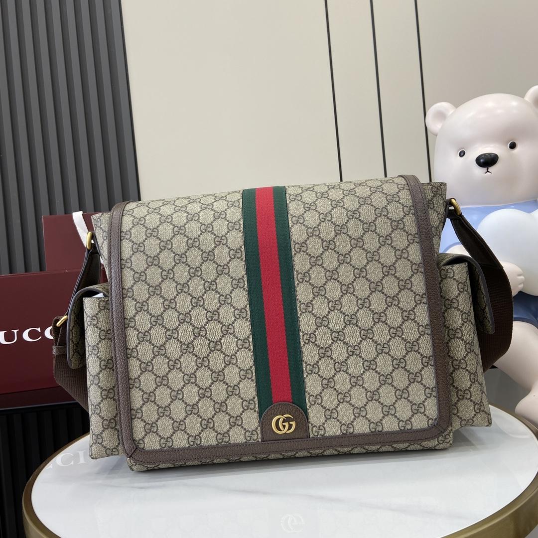 Gucci Large GG Diaper Bag - EUR FASHION