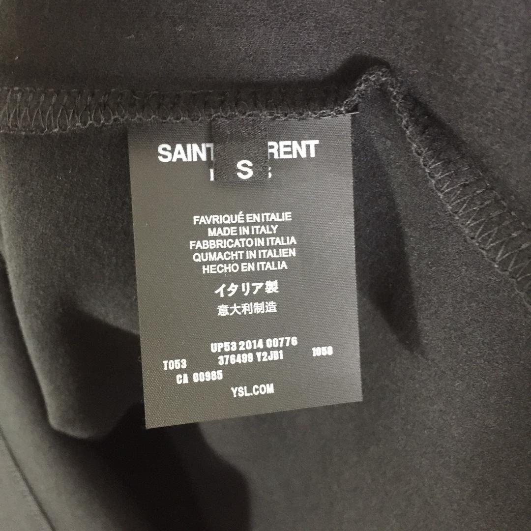 Saint Laurent Logo Long Sleeve Tee - EUR FASHION