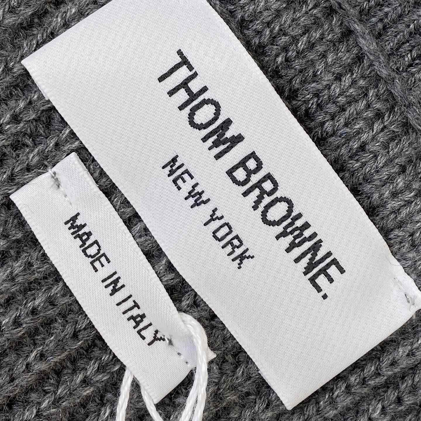 Thom Browne Fun-Mix Boiled Wool Stripe Workman's Jacket - EUR FASHION