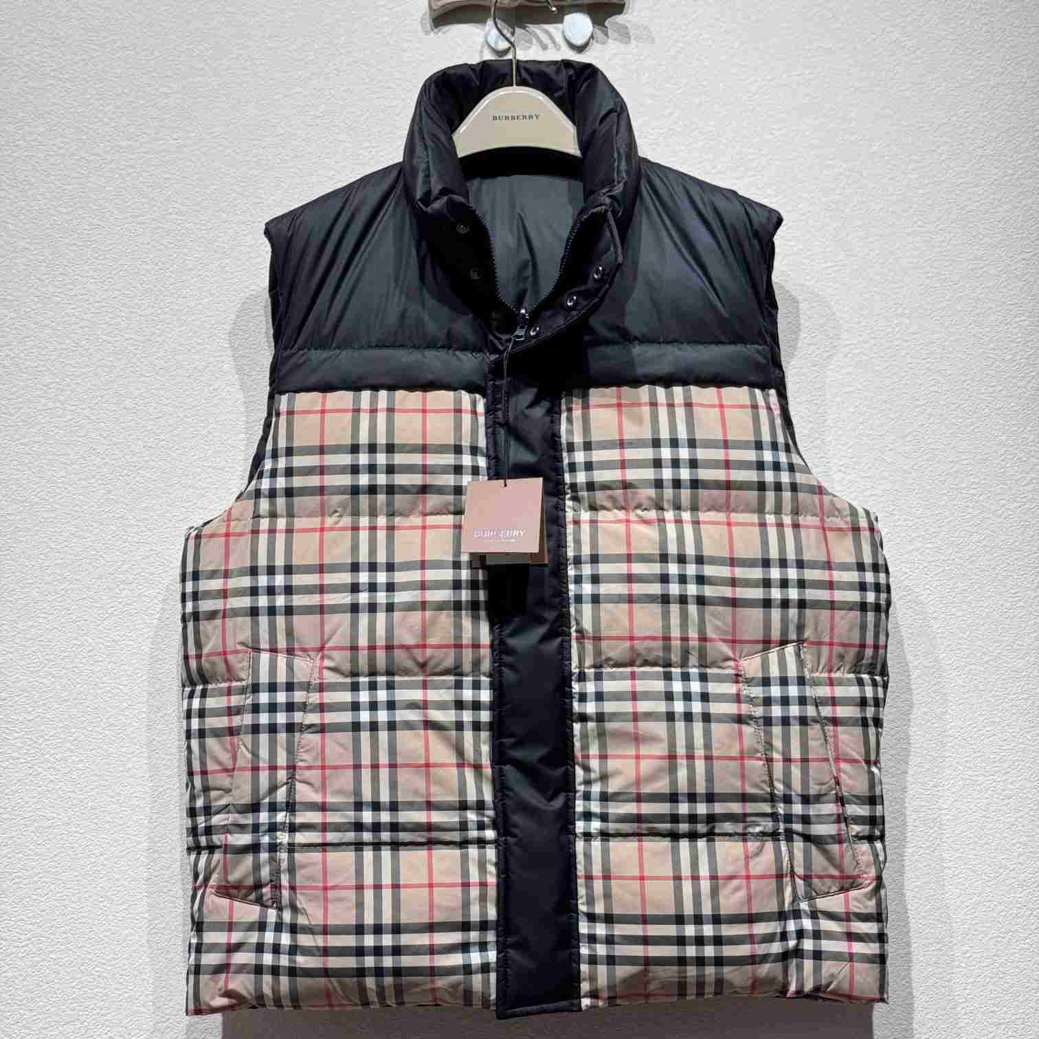 Burberry Check-print Padded Gilet - EUR FASHION