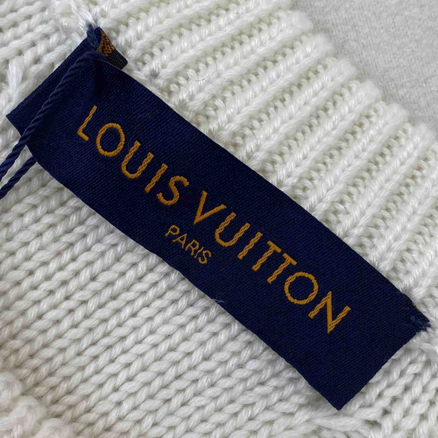 Louis Vuitton Embellished Cable Knit Wool Blend Pullover   - EUR FASHION