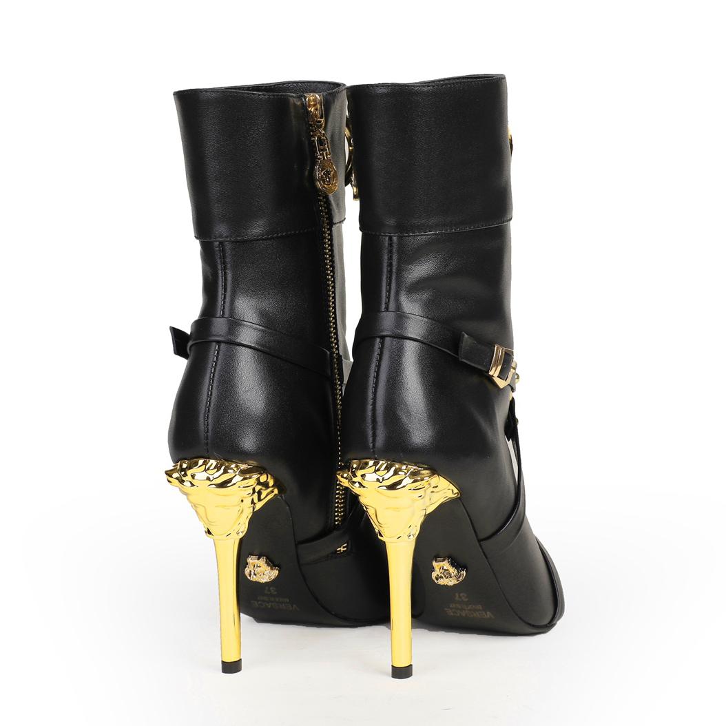 Versace Leather Ankle Boots - EUR FASHION