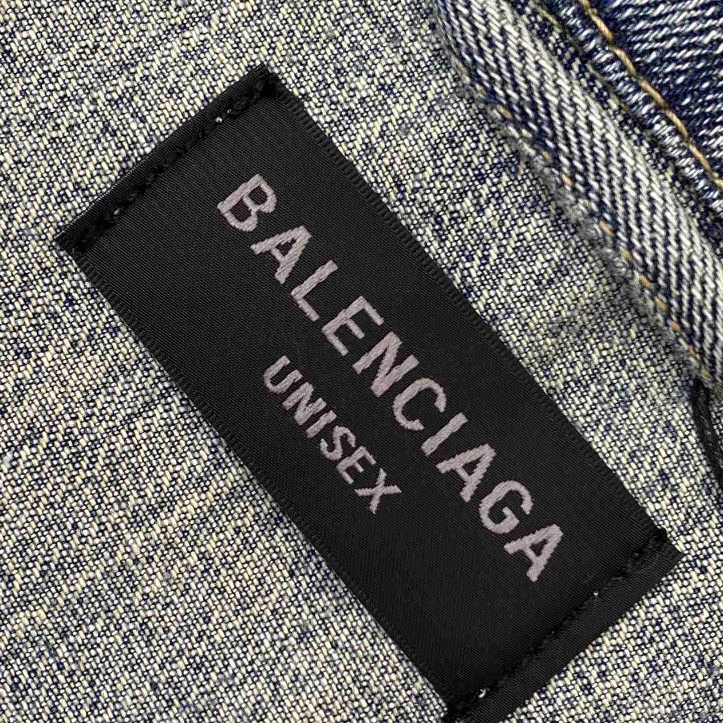 Balenciaga Y2K Oversized Jacket In Light Blue - EUR FASHION