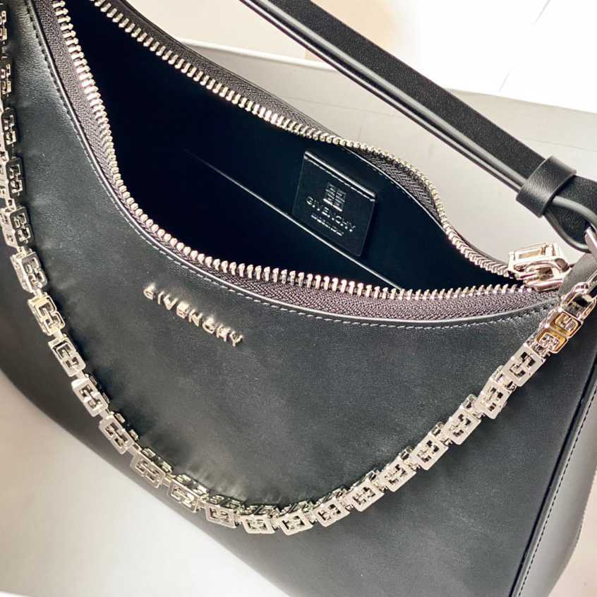 Givenchy Small Moon Cut Out bag In Leather With Chain - EUR FASHION