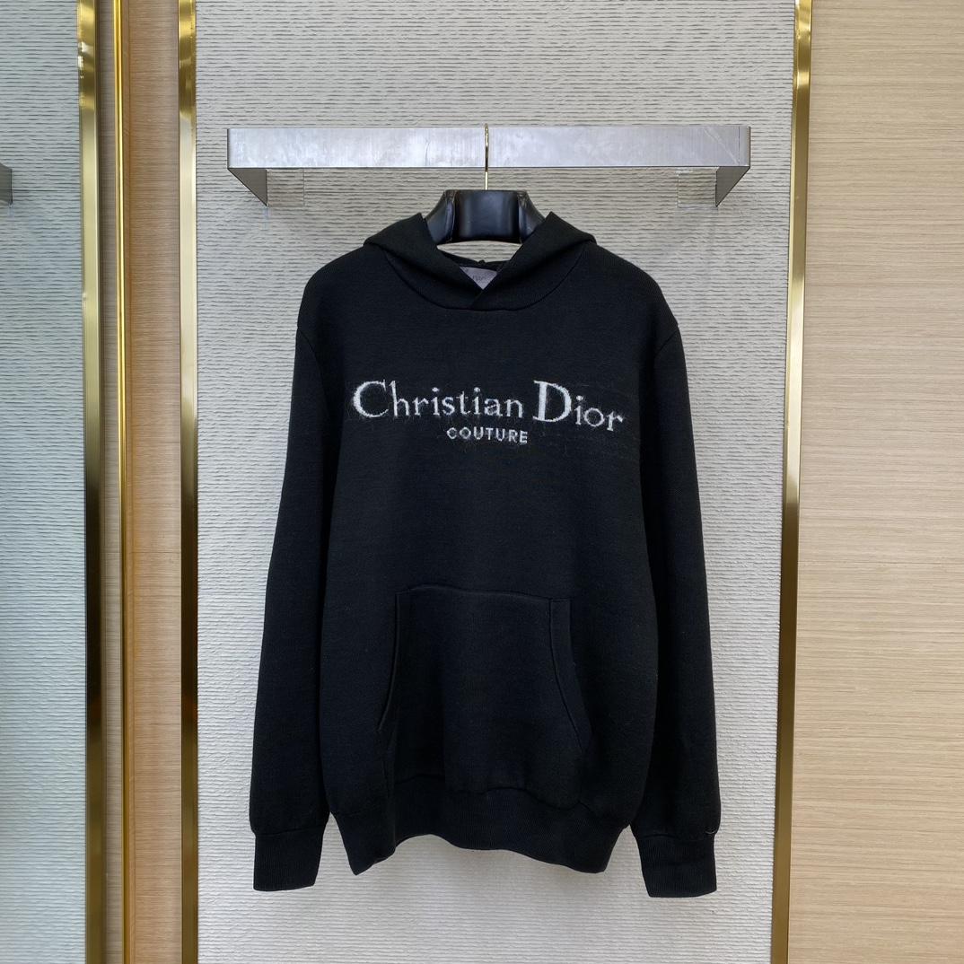 Christian Dior Couture Hooded Sweatshirt  - EUR FASHION