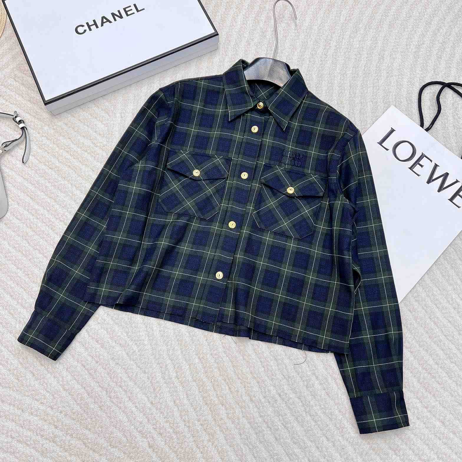 Miu Miu Plaid Shirt - EUR FASHION