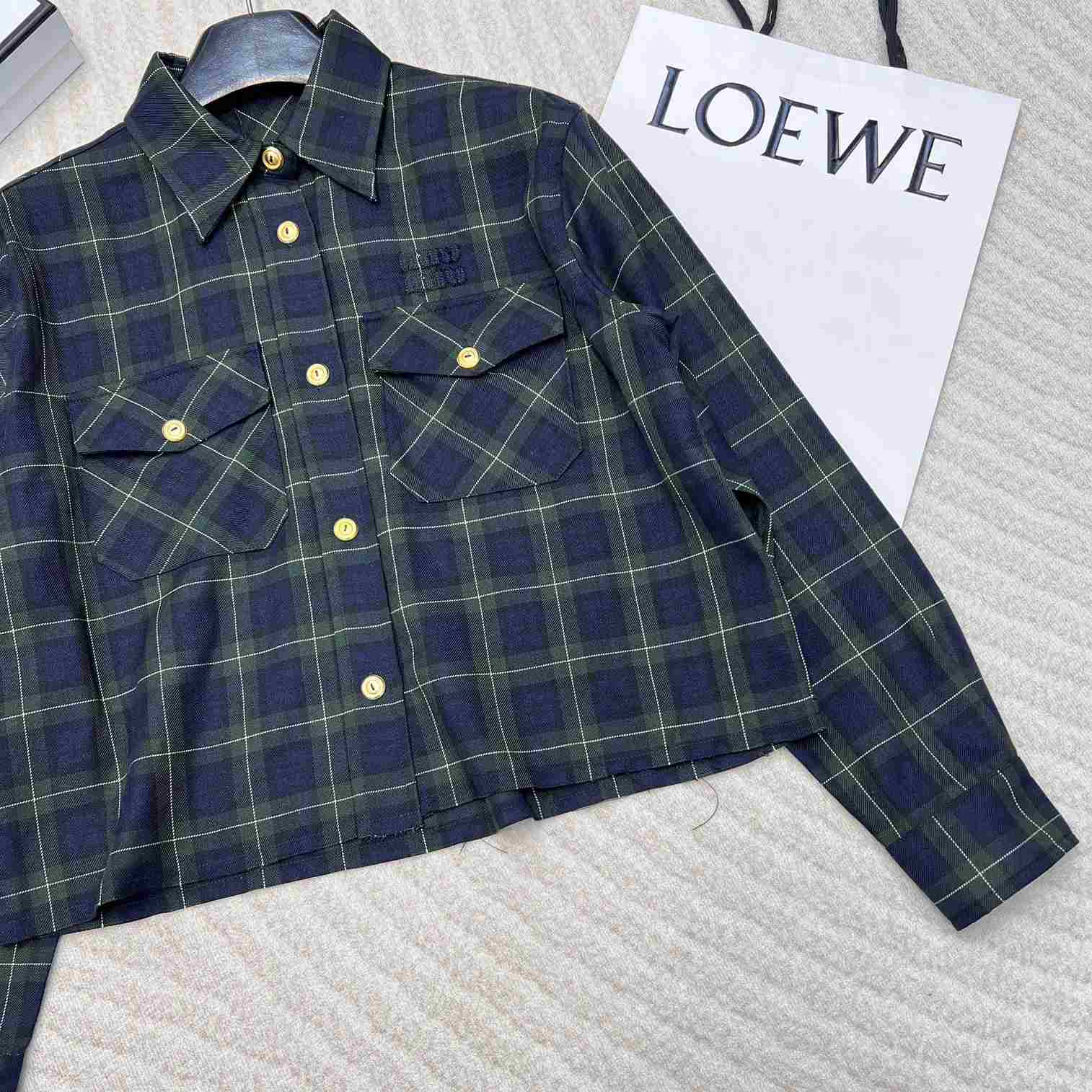 Miu Miu Plaid Shirt - EUR FASHION