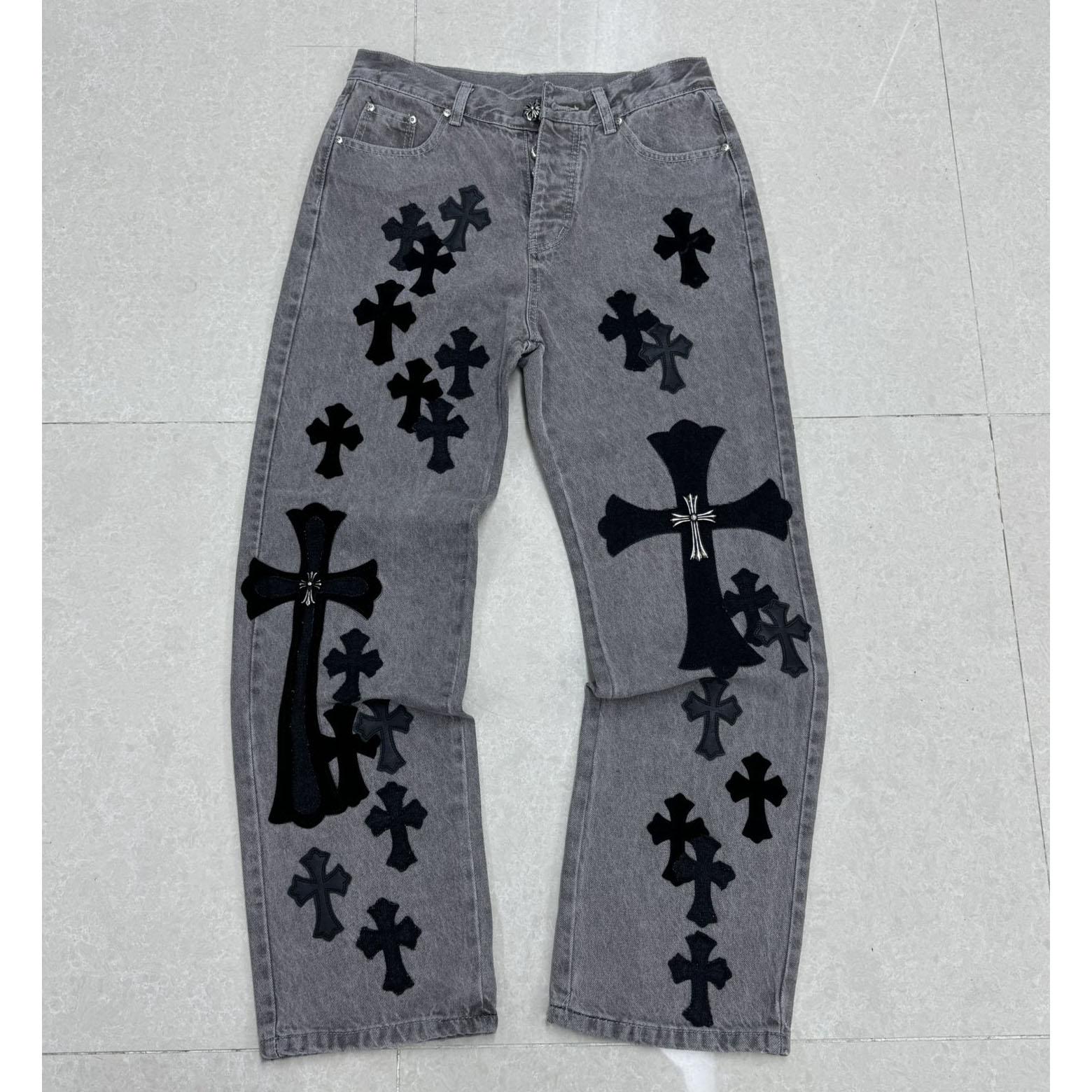 Chrome Heart X SexRecords Jeans - EUR FASHION