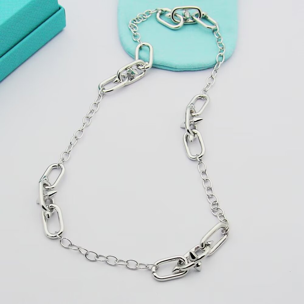 Tiffany & Co. Tiffany Titan by Pharrell Williams Medium Link Station Necklace - EUR FASHION