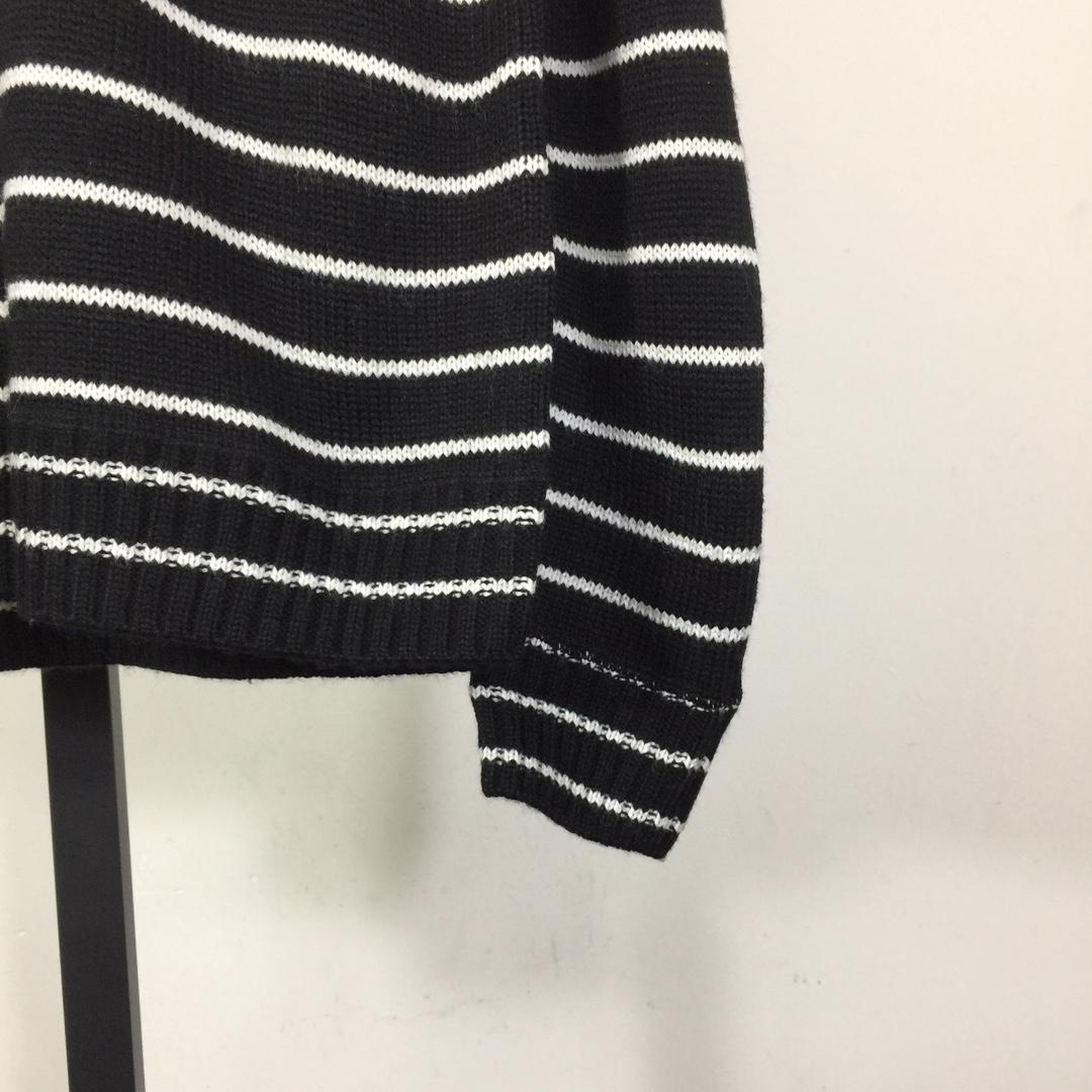 Prada Intarsia-logo Striped Cashmere Jumper - EUR FASHION