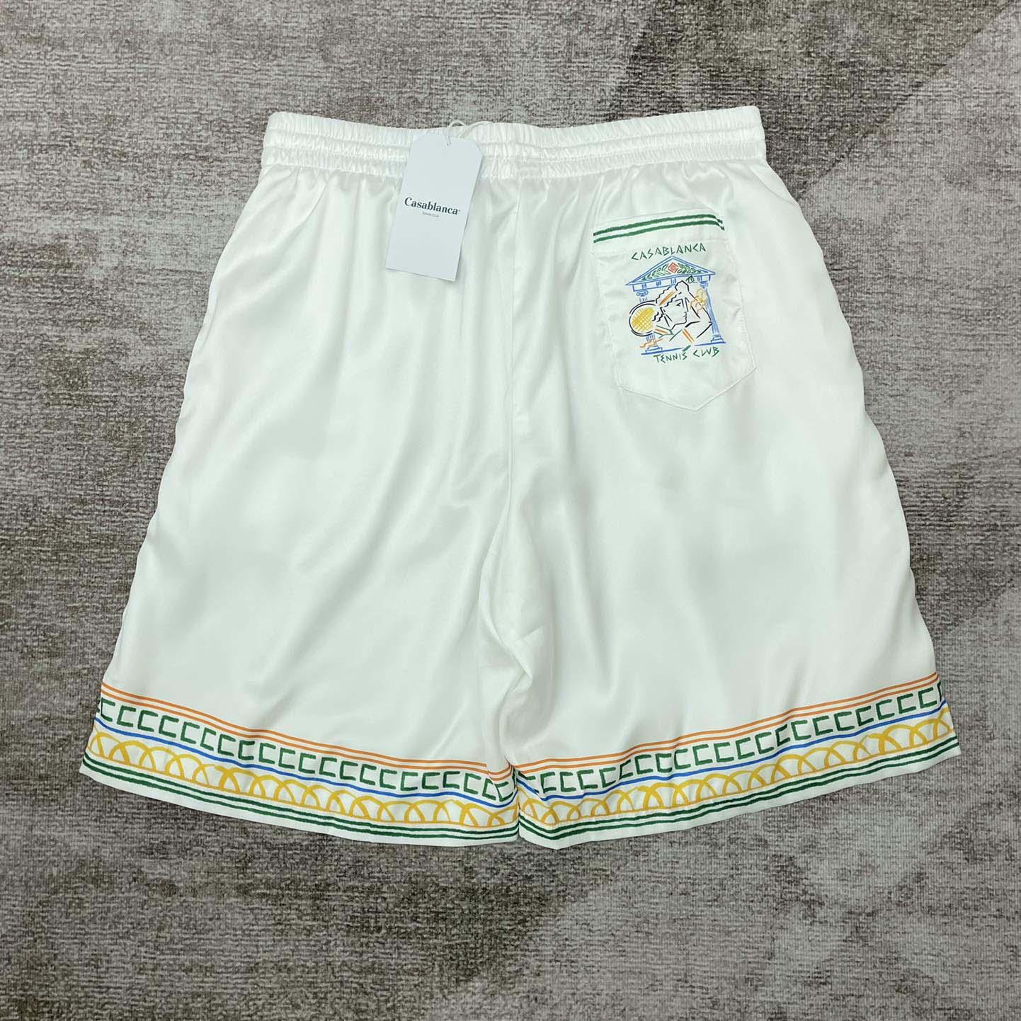 Casablanca Silk Bermuda Shorts   CA3515 - EUR FASHION