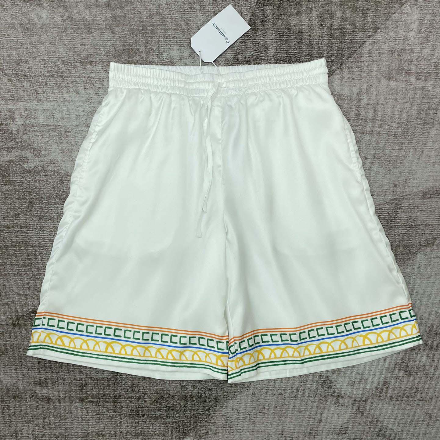 Casablanca Silk Bermuda Shorts   CA3515 - EUR FASHION