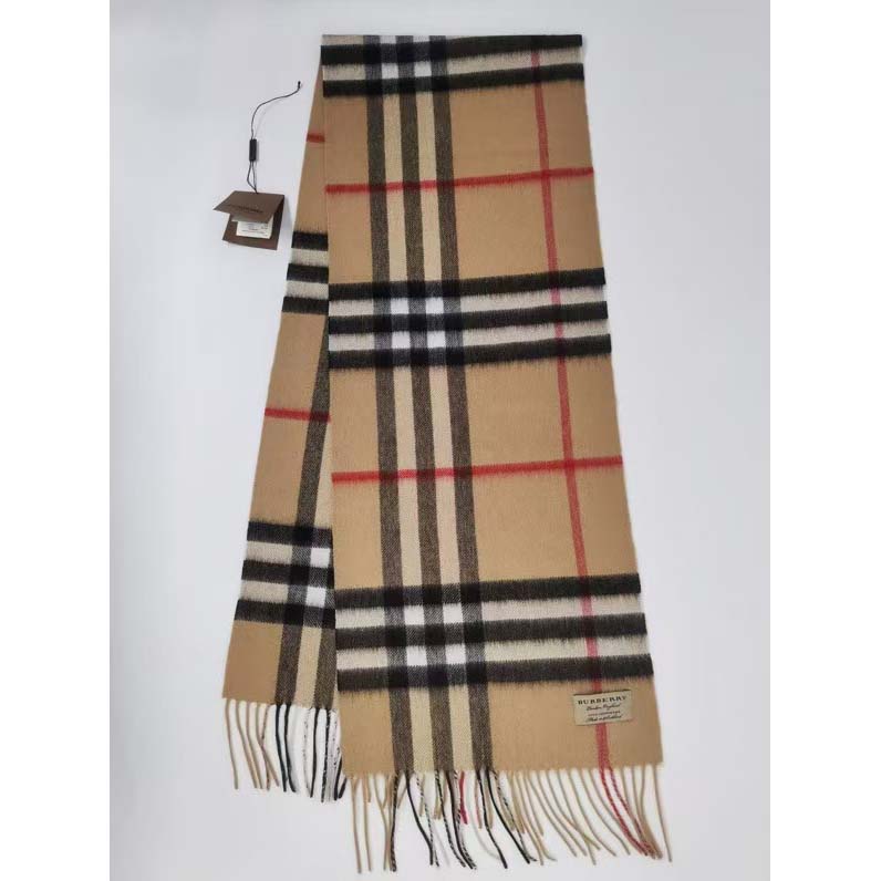 Burberry Check Cashmere Scarf - EUR FASHION