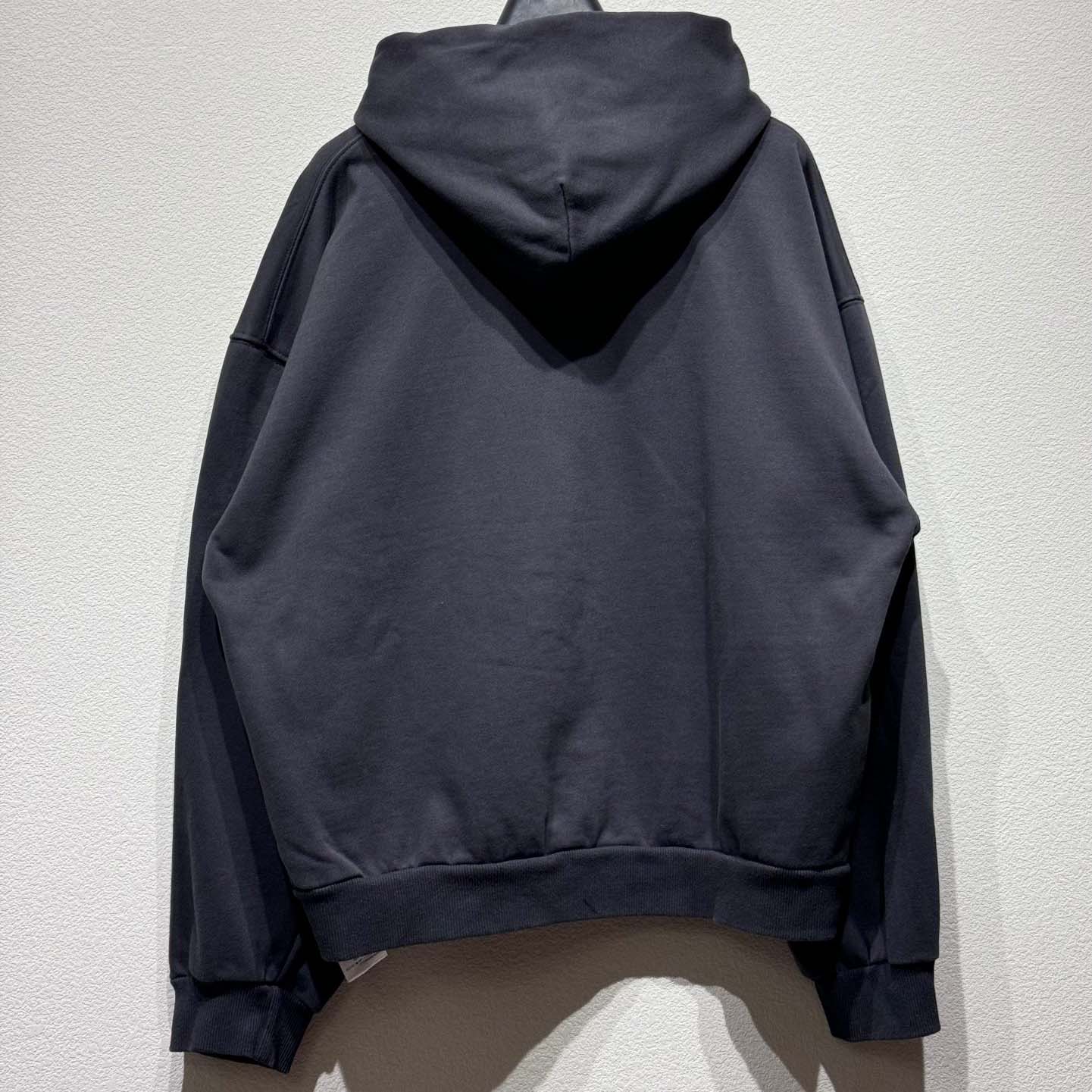 Balenciaga EBay Zip-Up Hoodie Regular Fit In Black - EUR FASHION