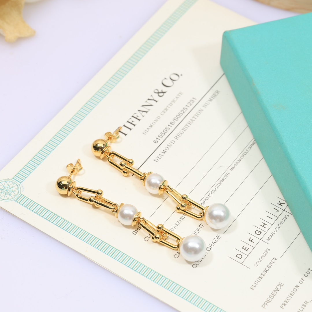 Tiffany & Co. Triple Drop Link Earrings - EUR FASHION