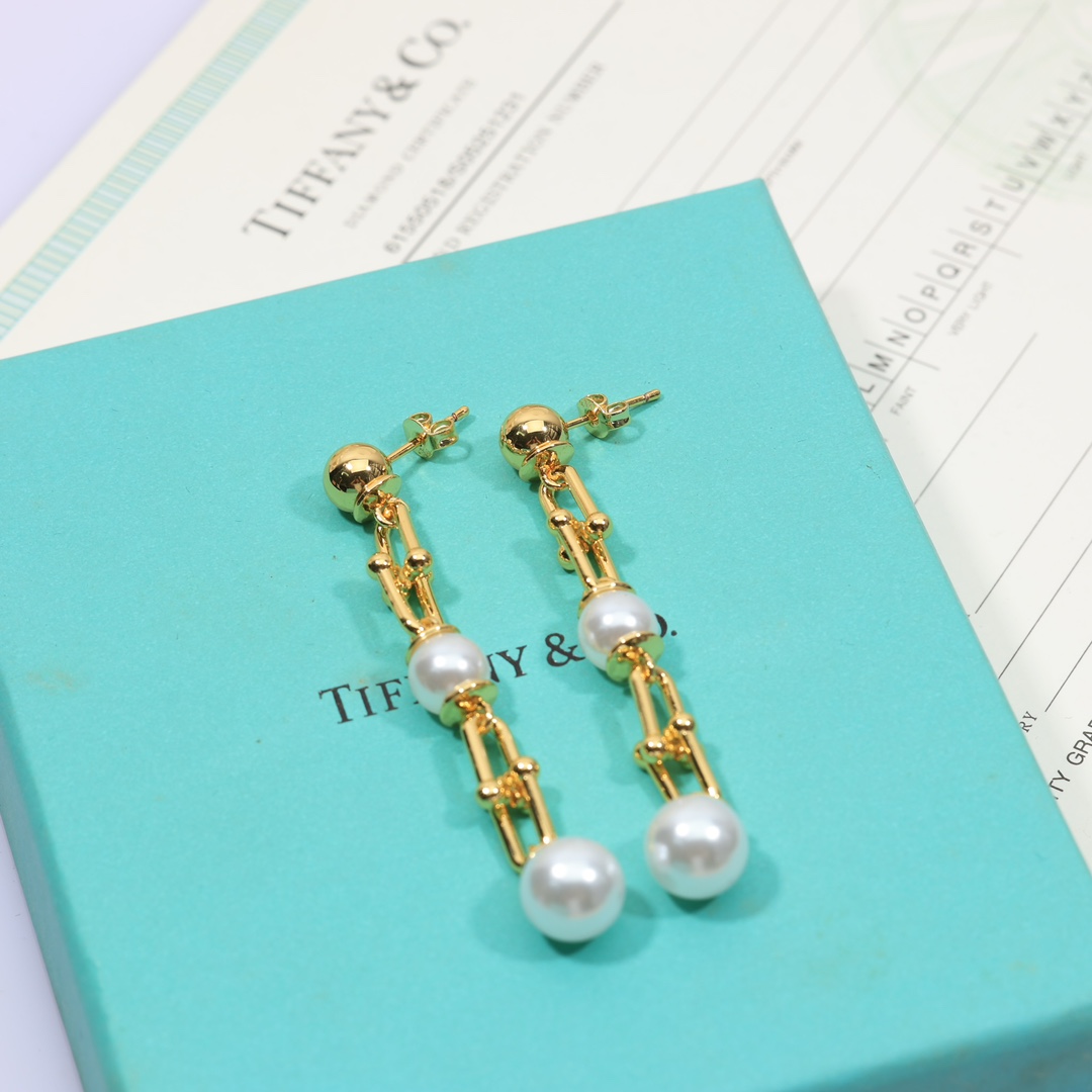 Tiffany & Co. Triple Drop Link Earrings - EUR FASHION