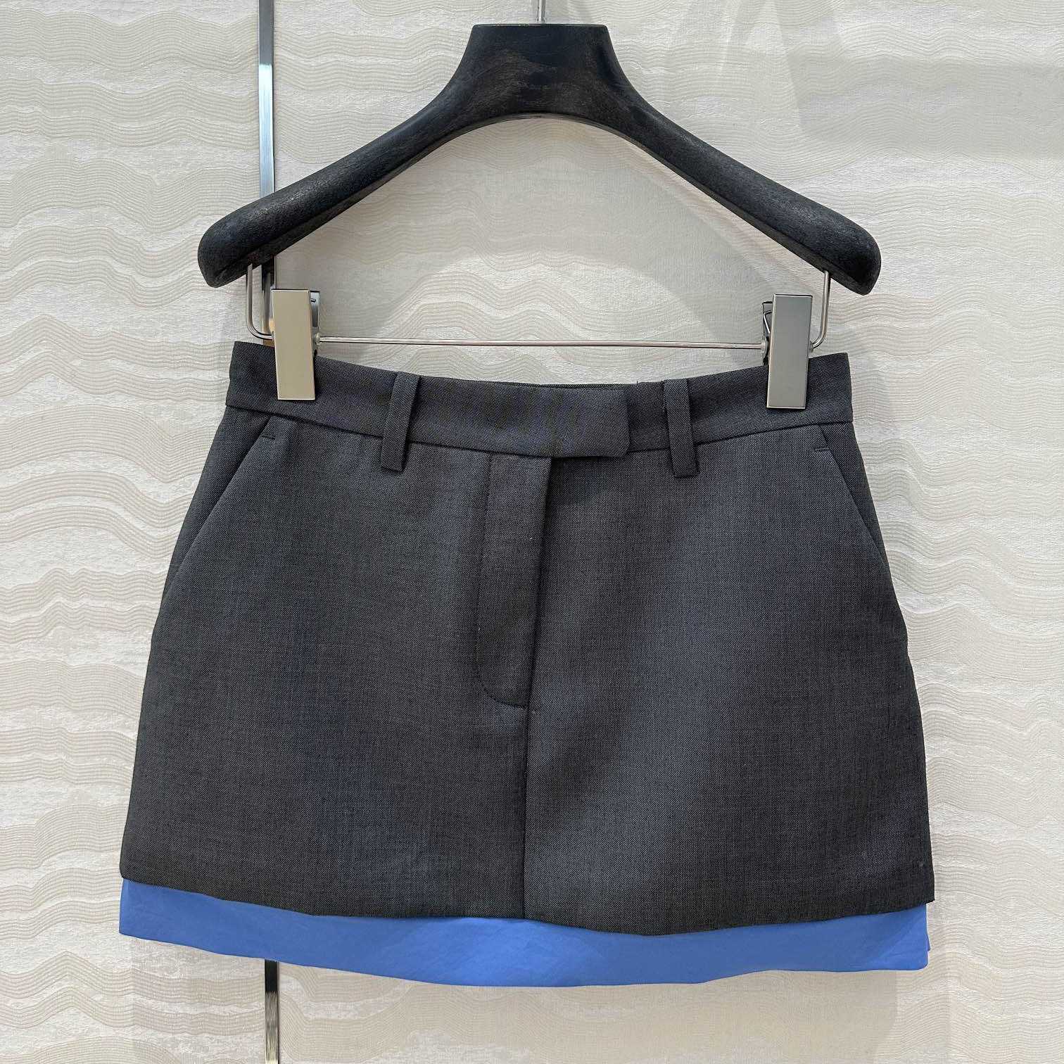 Miu Miu Gabardine Miniskirt - EUR FASHION