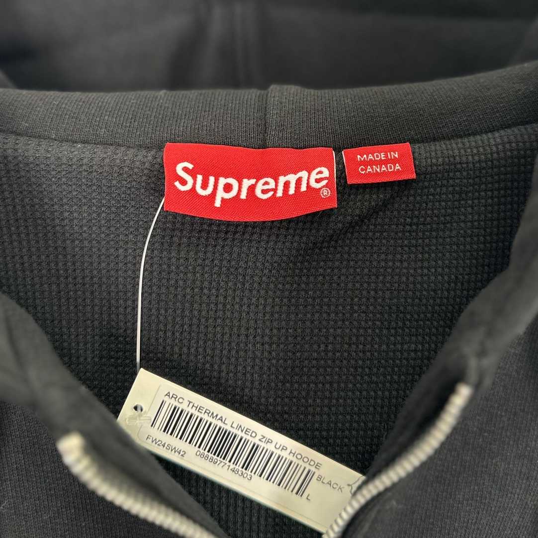 Supreme Arc Thermal Zip Up Hooded Sweatshirt - EUR FASHION