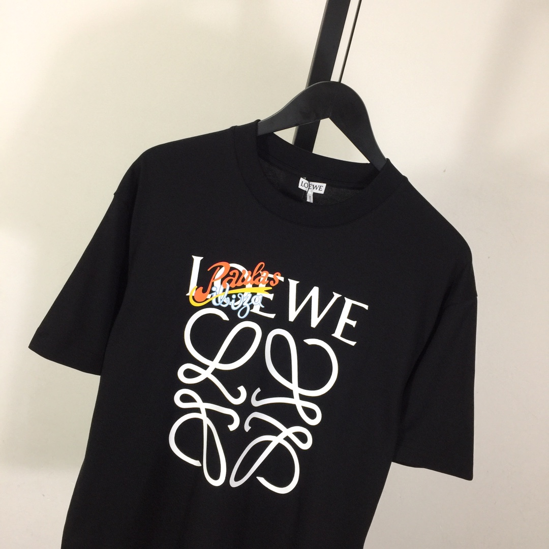 Loewe Loose Fit T-shirt In Cotton - EUR FASHION