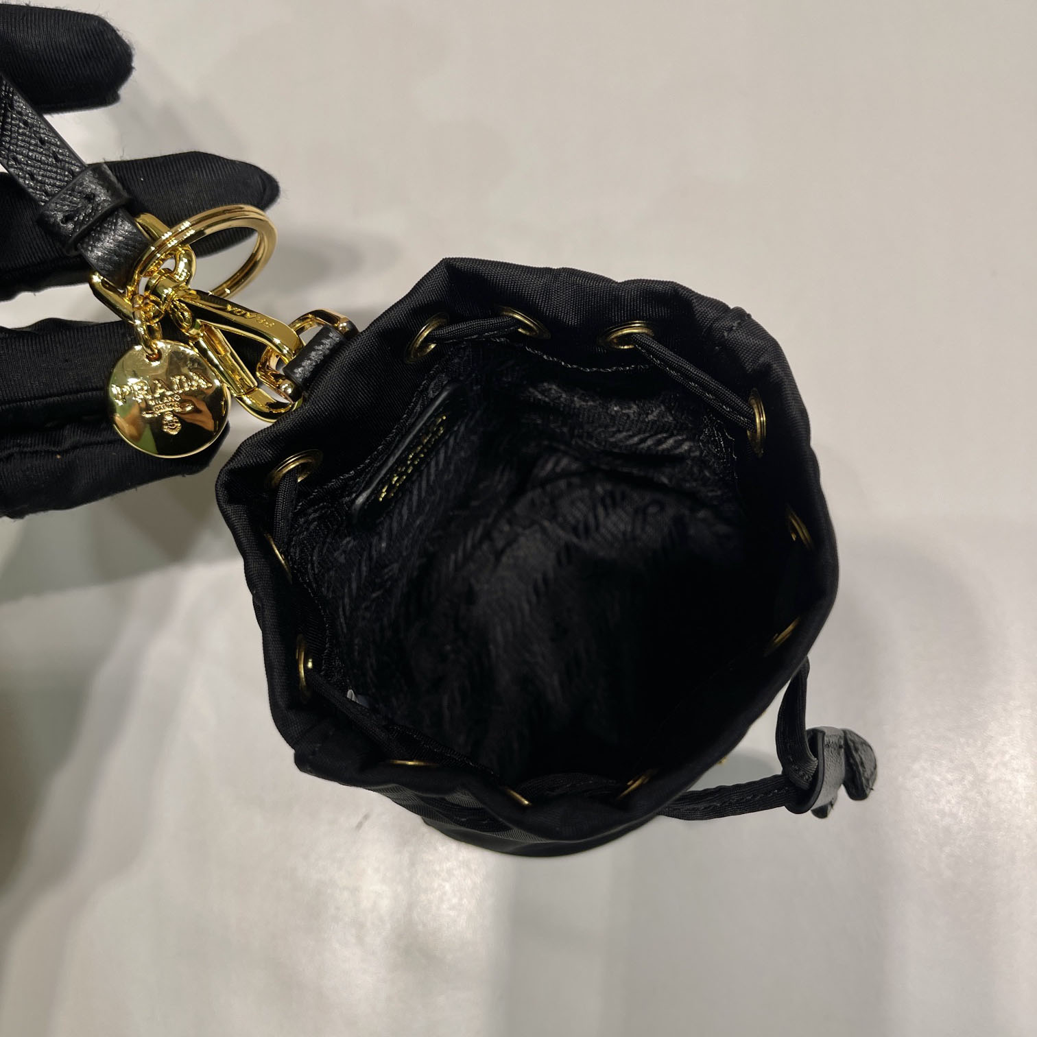 Prada Mini Icon Re-Nylon Bag Charm - EUR FASHION